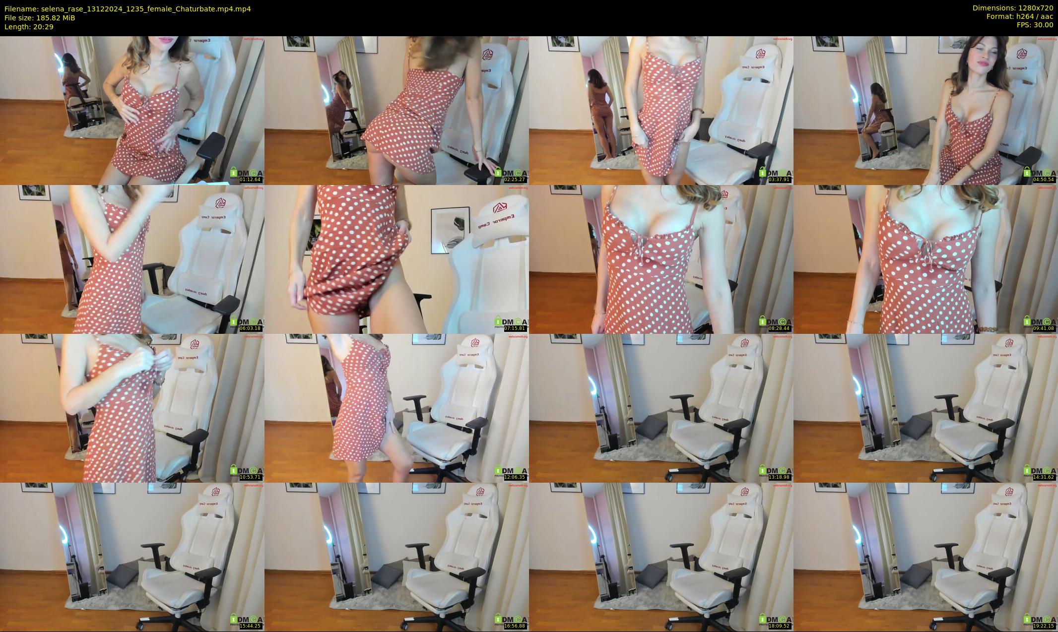 selena_rase — 21 minute Chaturbate female cam show recording, 720p, Dec 13, 2024