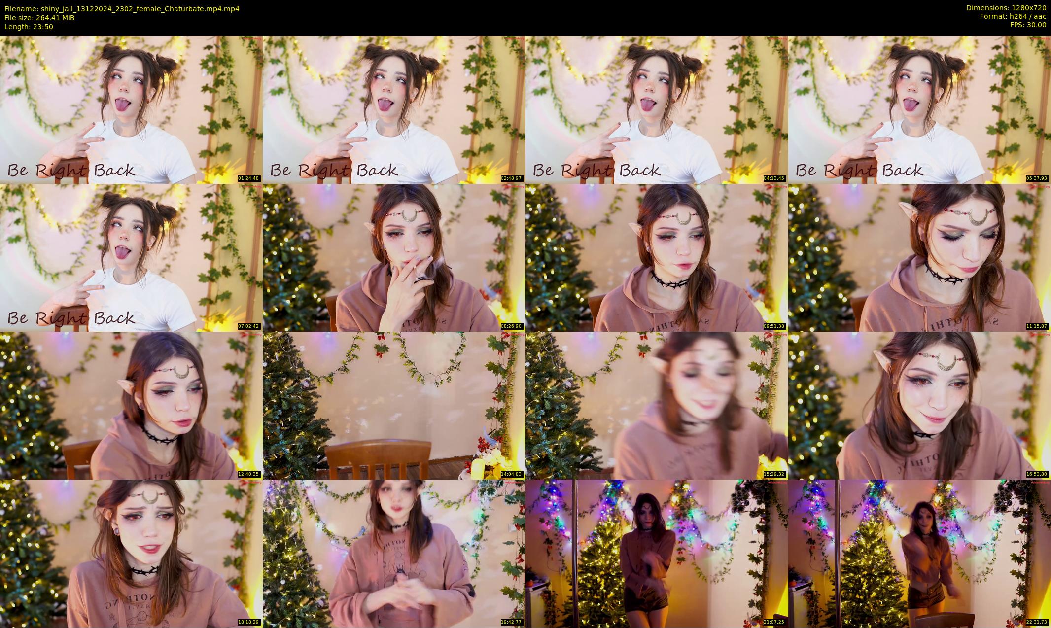 shiny_jail — 24 minute Chaturbate female cam show recording, 720p, Dec 13, 2024