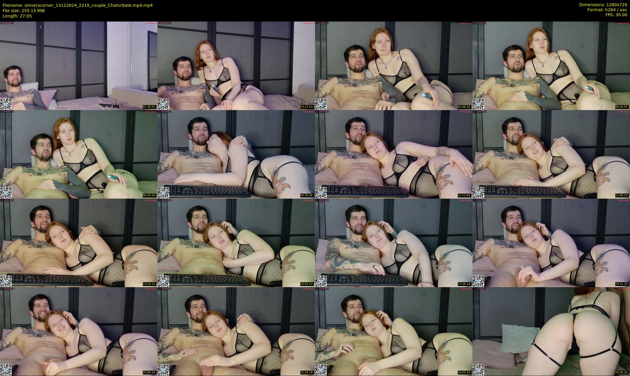 sinnerscorner — 28 minute Chaturbate couple cam show recording, 720p, Dec 13, 2024