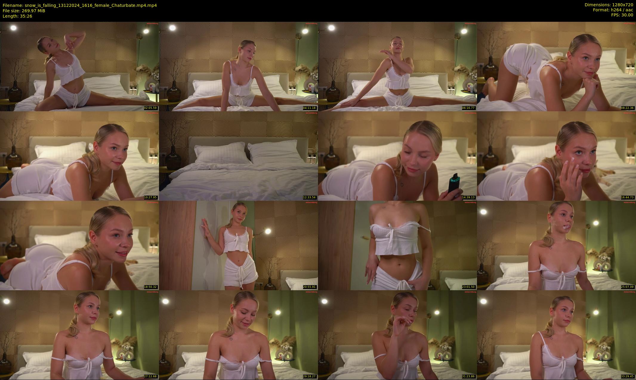 snow_is_falling — 36 minute Chaturbate female cam show recording, 720p, Dec 13, 2024