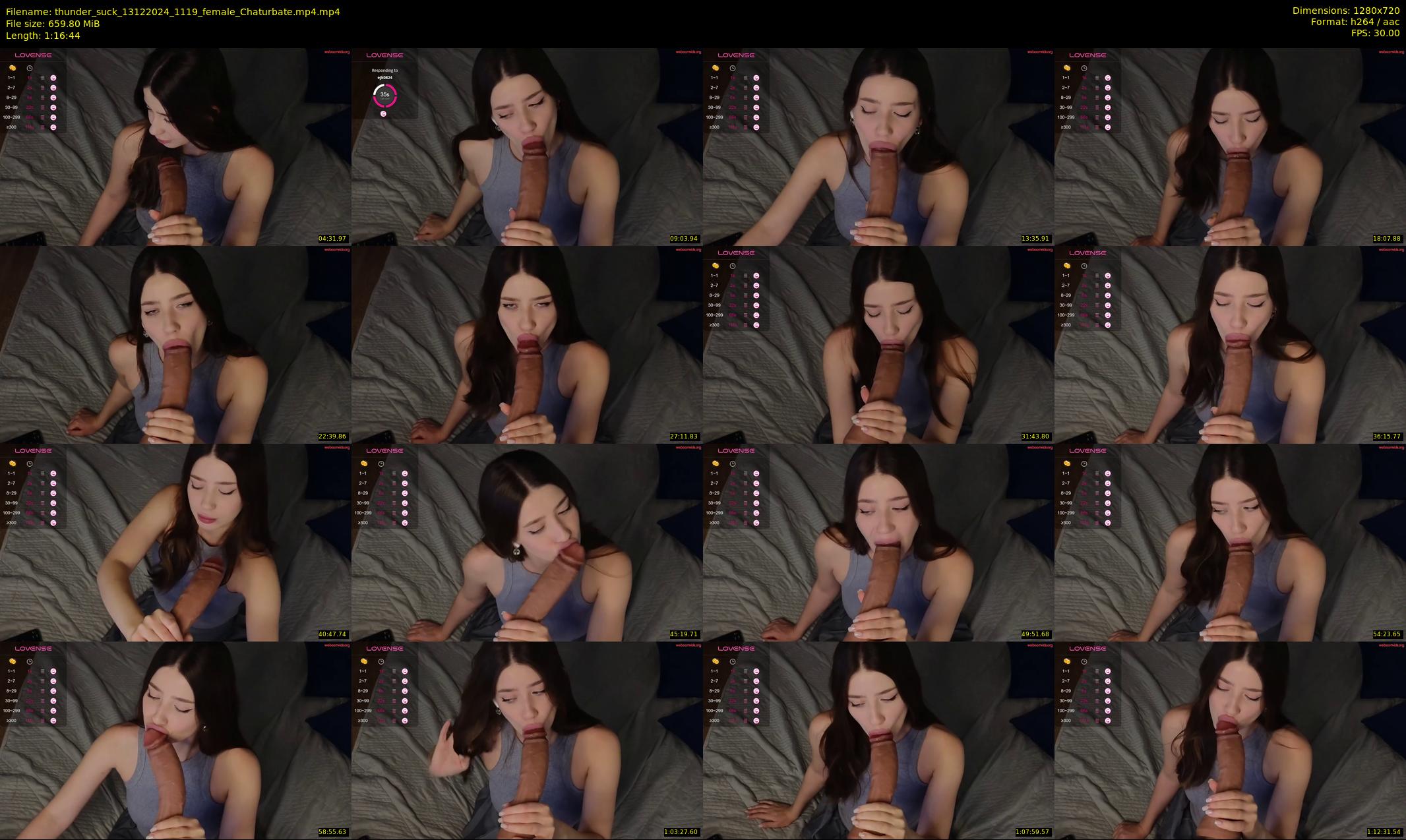 thunder_suck — 77 minute Chaturbate female cam show recording, 720p, Dec 13, 2024
