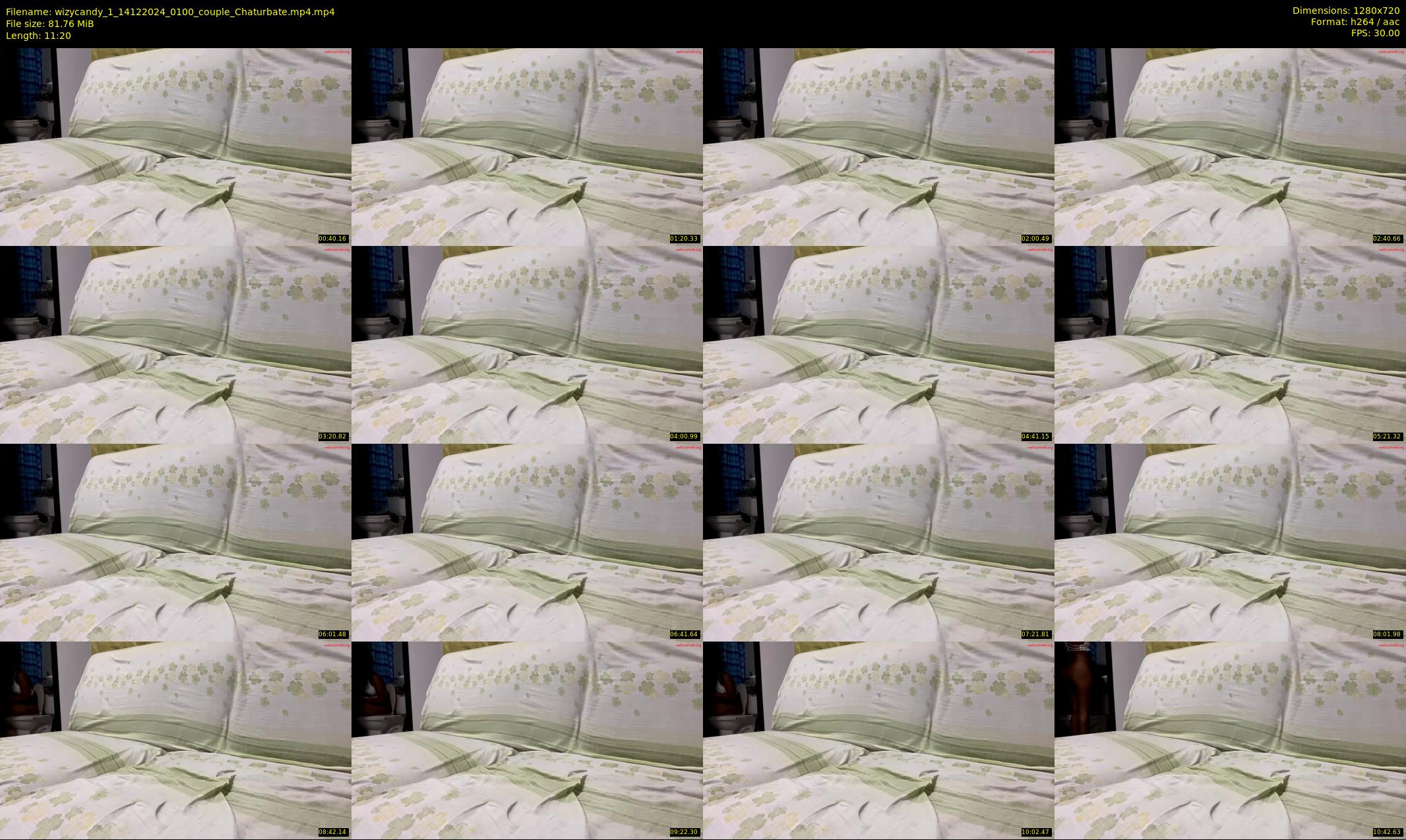 wizycandy_1 — 12 minute Chaturbate couple cam show recording, 720p, Dec 14, 2024
