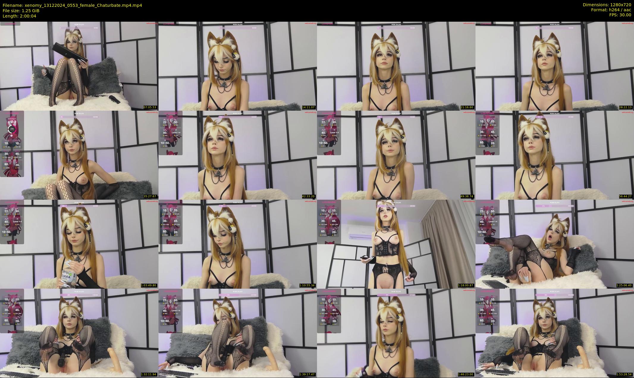 xenomy — 121 minute Chaturbate female cam show recording, 720p, Dec 13, 2024