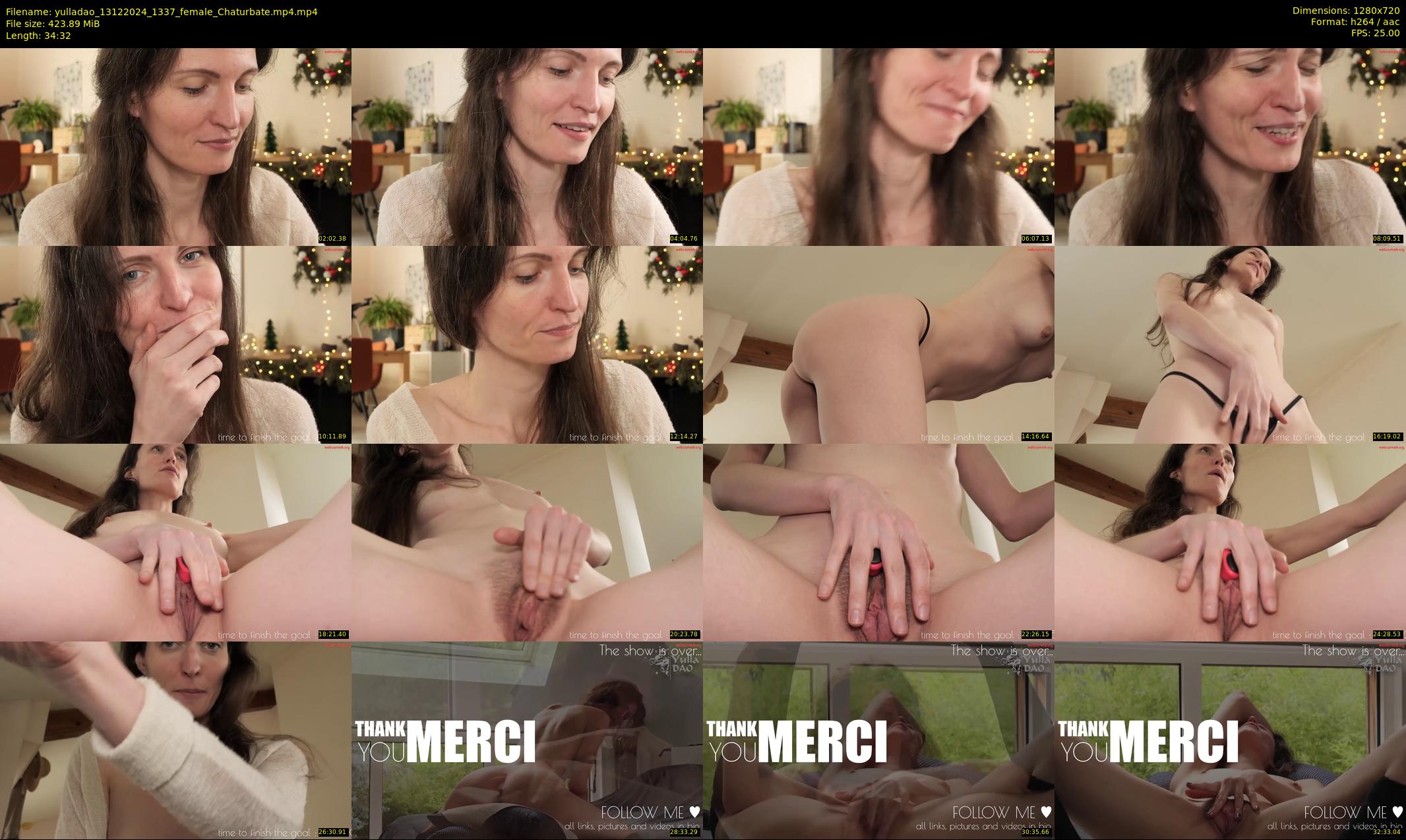 yulladao — 35 minute Chaturbate female cam show recording, 720p, Dec 13, 2024