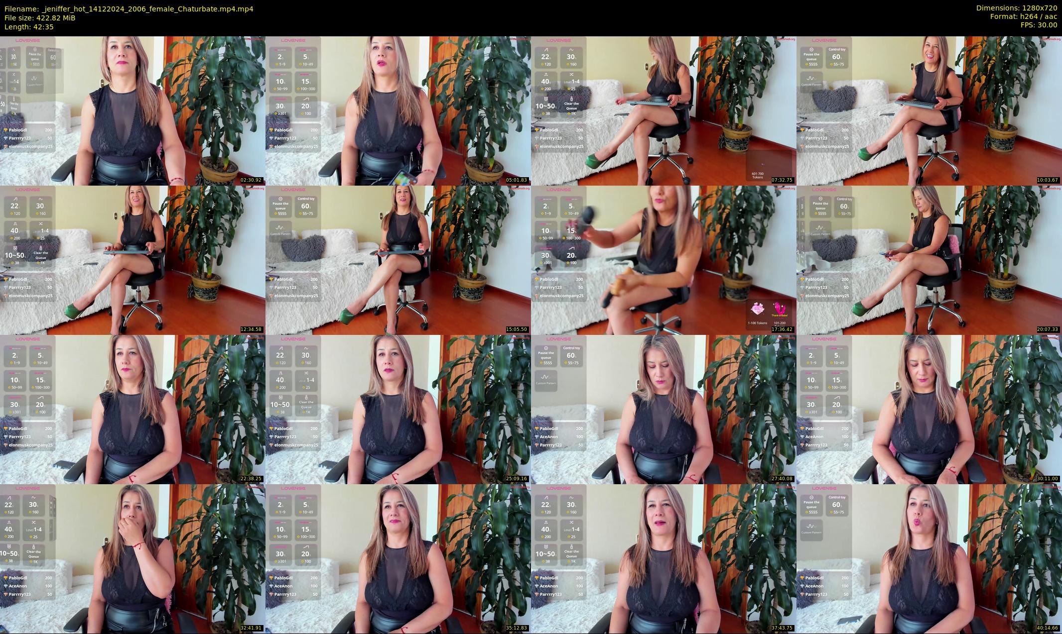 _jeniffer_hot — 43 minute Chaturbate female cam show recording, 720p, Dec 14, 2024