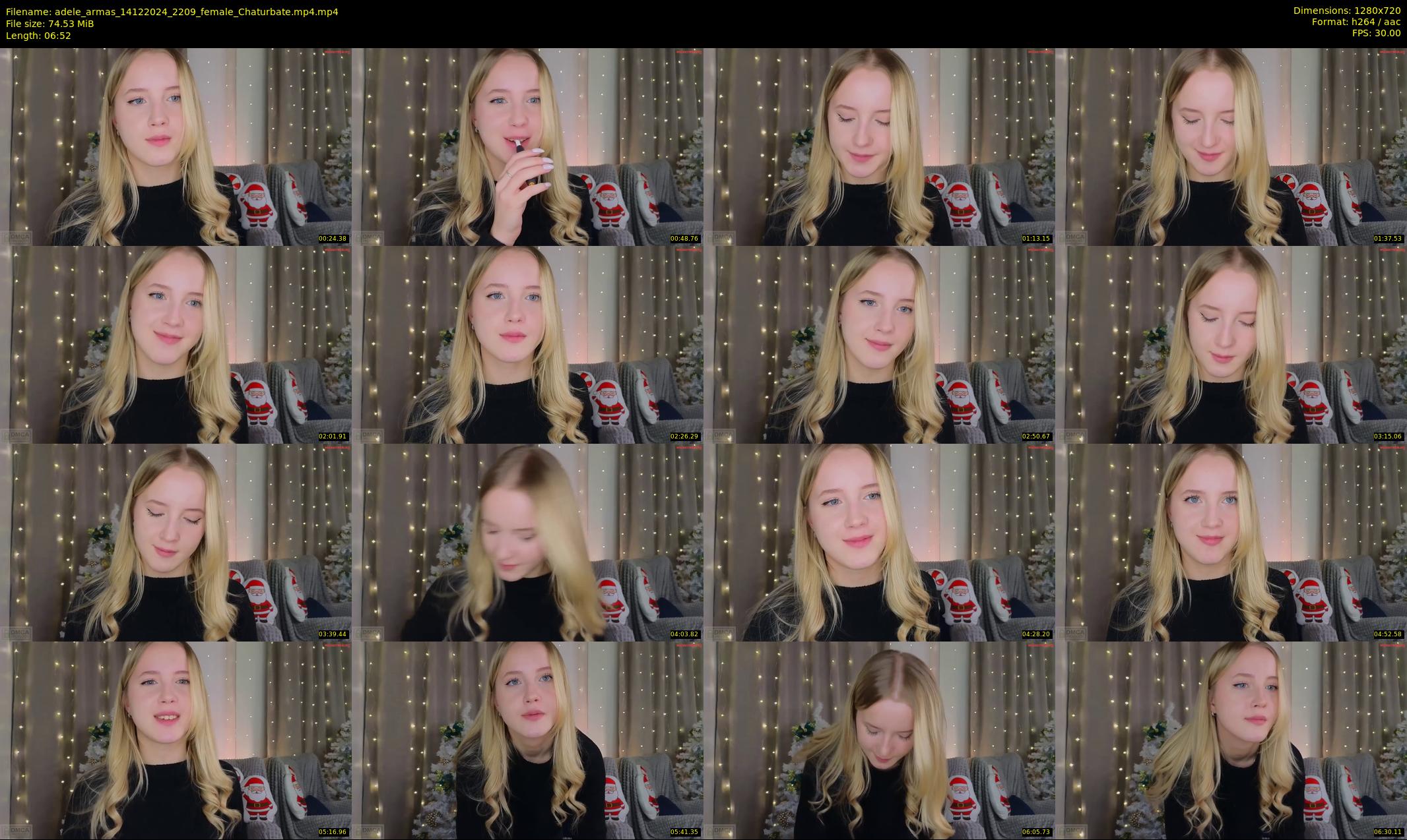 adele_armas — 7 minute Chaturbate female cam show recording, 720p, Dec 14, 2024