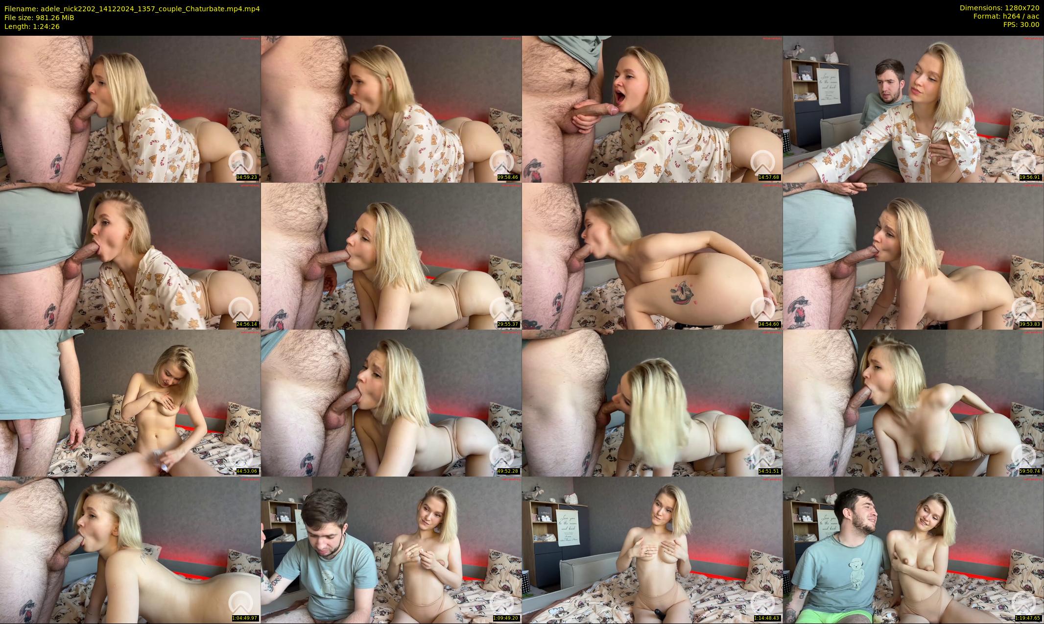 adele_nick2202 — 85 minute Chaturbate couple cam show recording, 720p, Dec 14, 2024