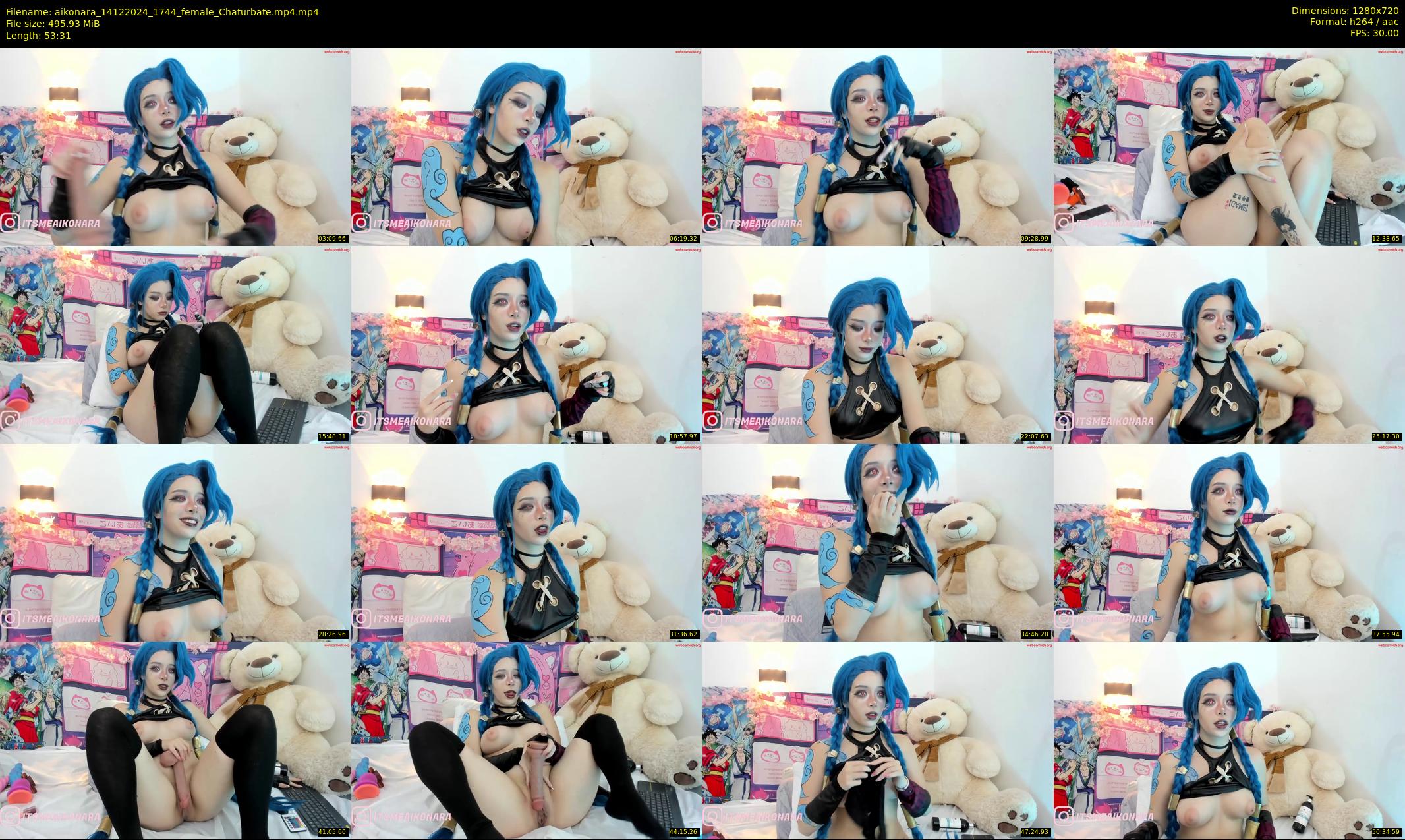 aikonara — 54 minute Chaturbate female cam show recording, 720p, Dec 14, 2024