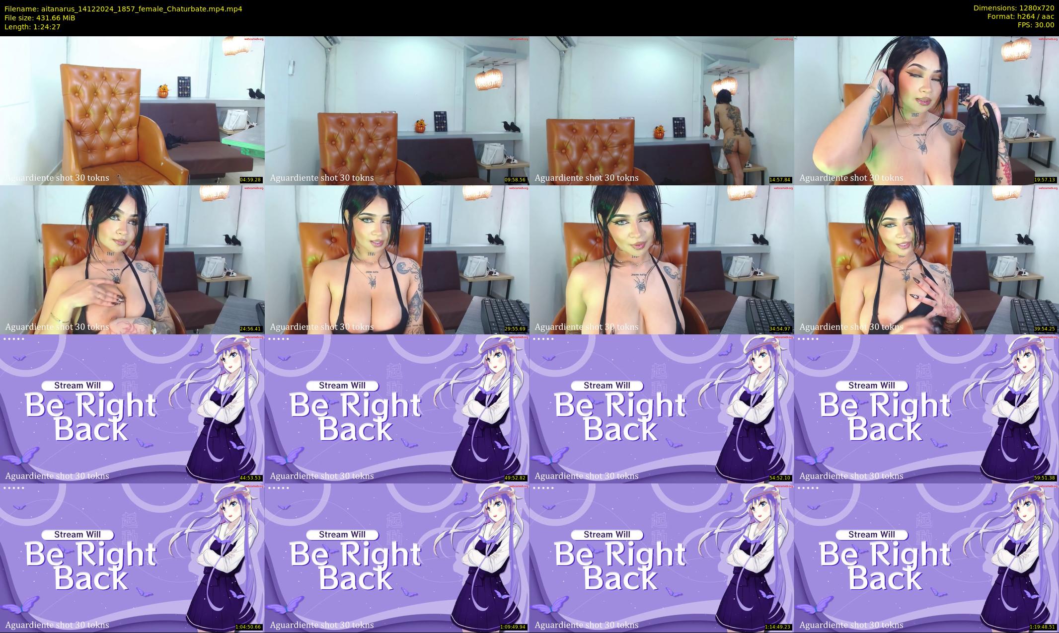 aitanarus — 85 minute Chaturbate female cam show recording, 720p, Dec 14, 2024