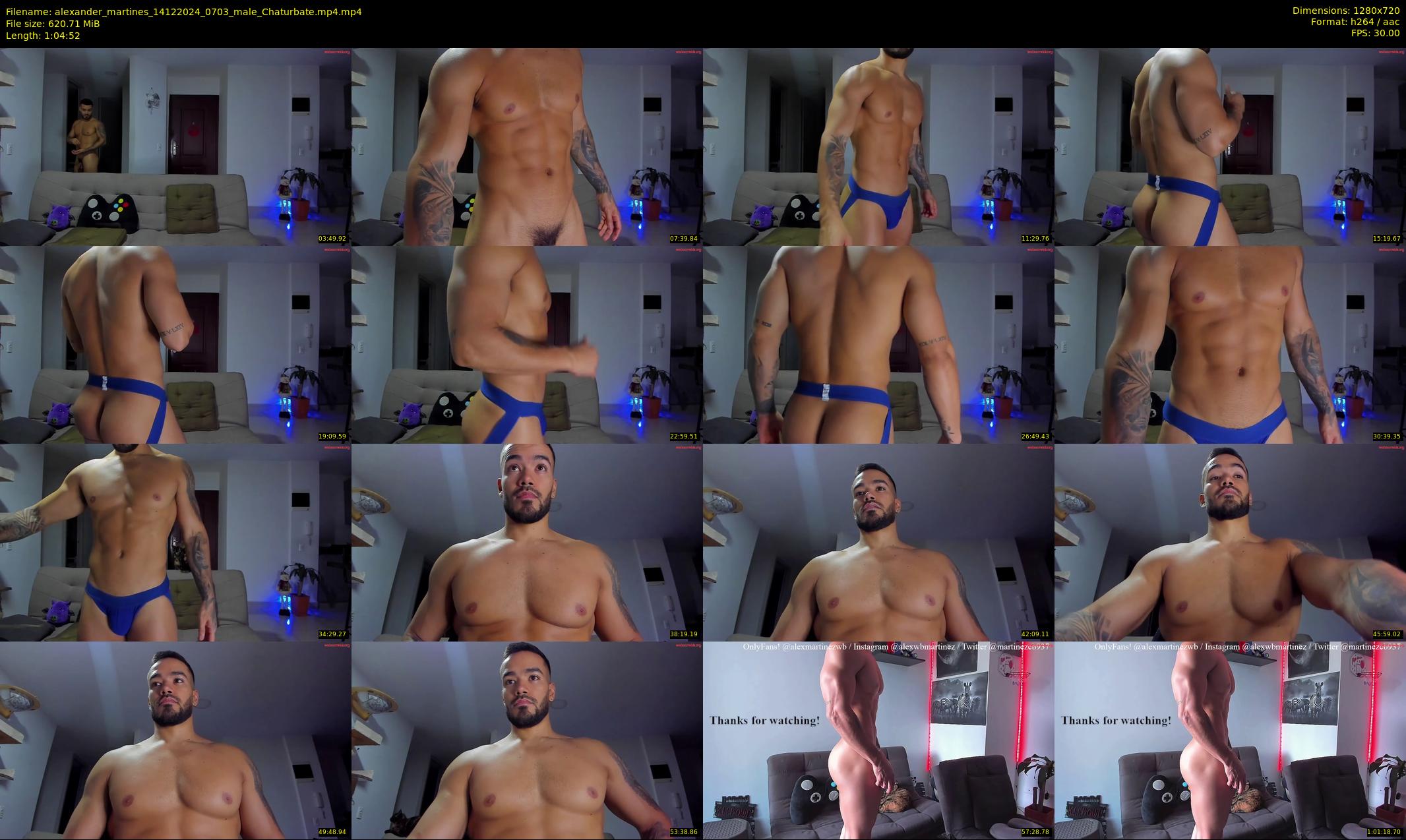 alexander_martines — 65 minute Chaturbate male cam show recording, 720p, Dec 14, 2024