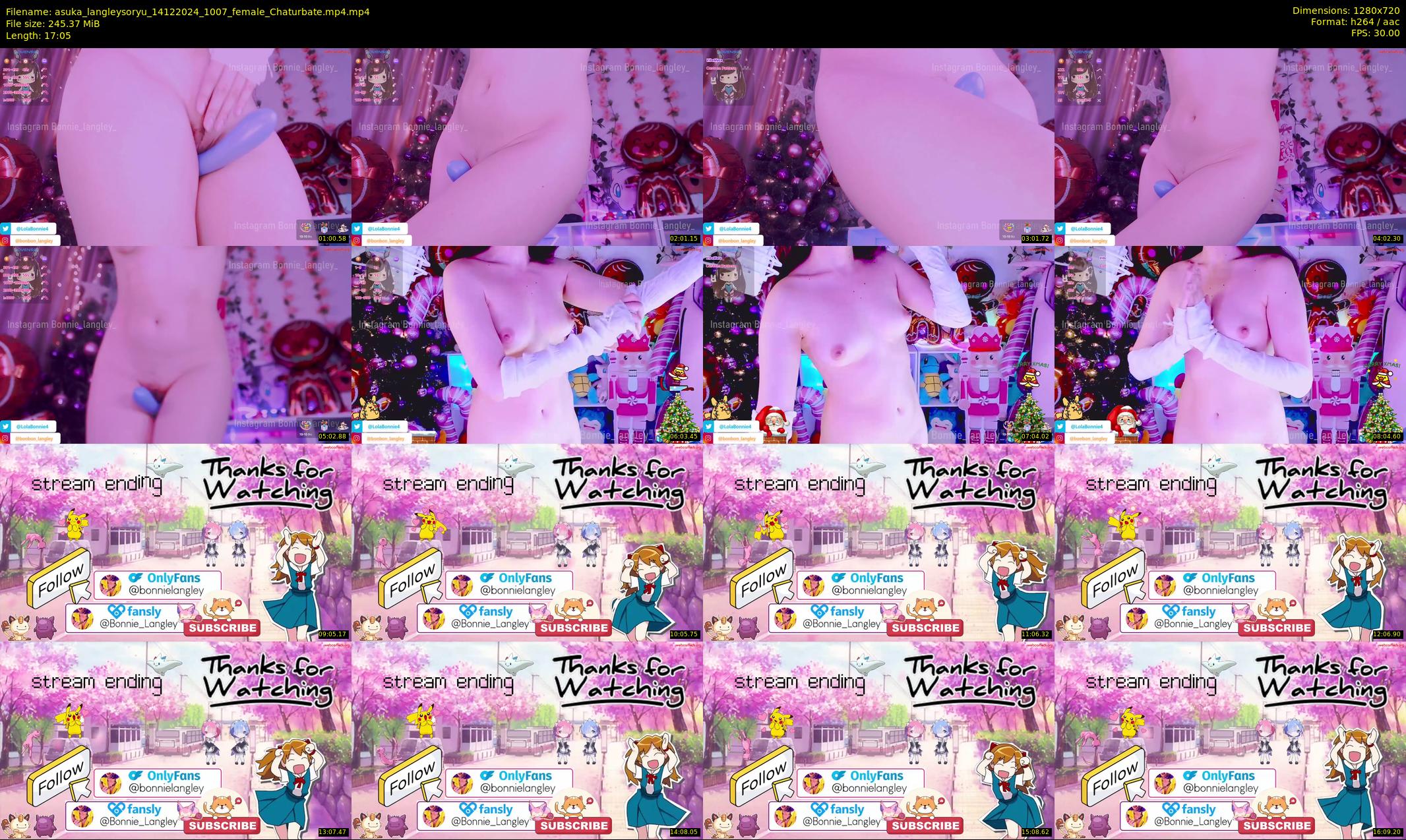 asuka_langleysoryu — 18 minute Chaturbate female cam show recording, 720p, Dec 14, 2024