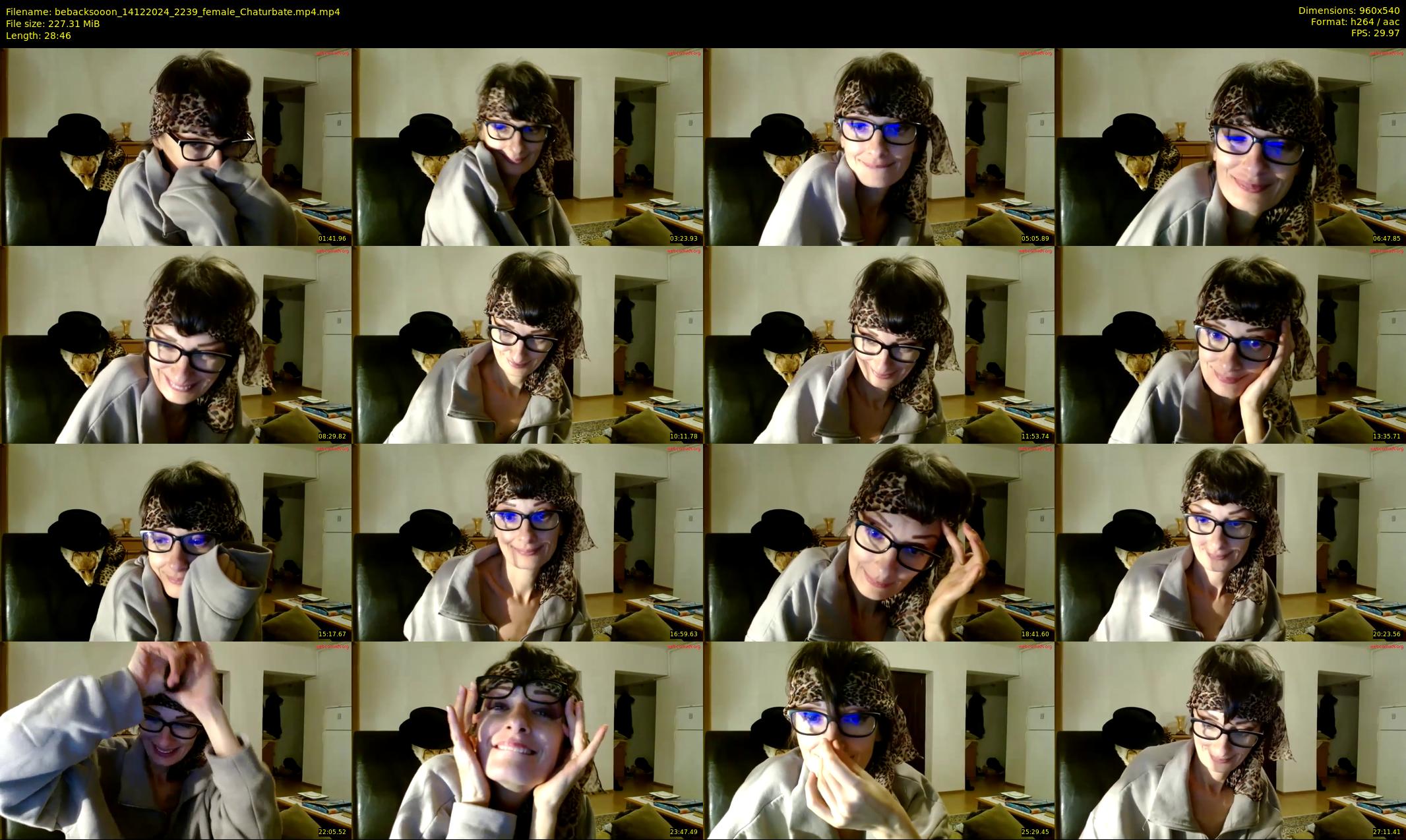 bebacksooon — 29 minute Chaturbate female cam show recording, 480p, Dec 14, 2024
