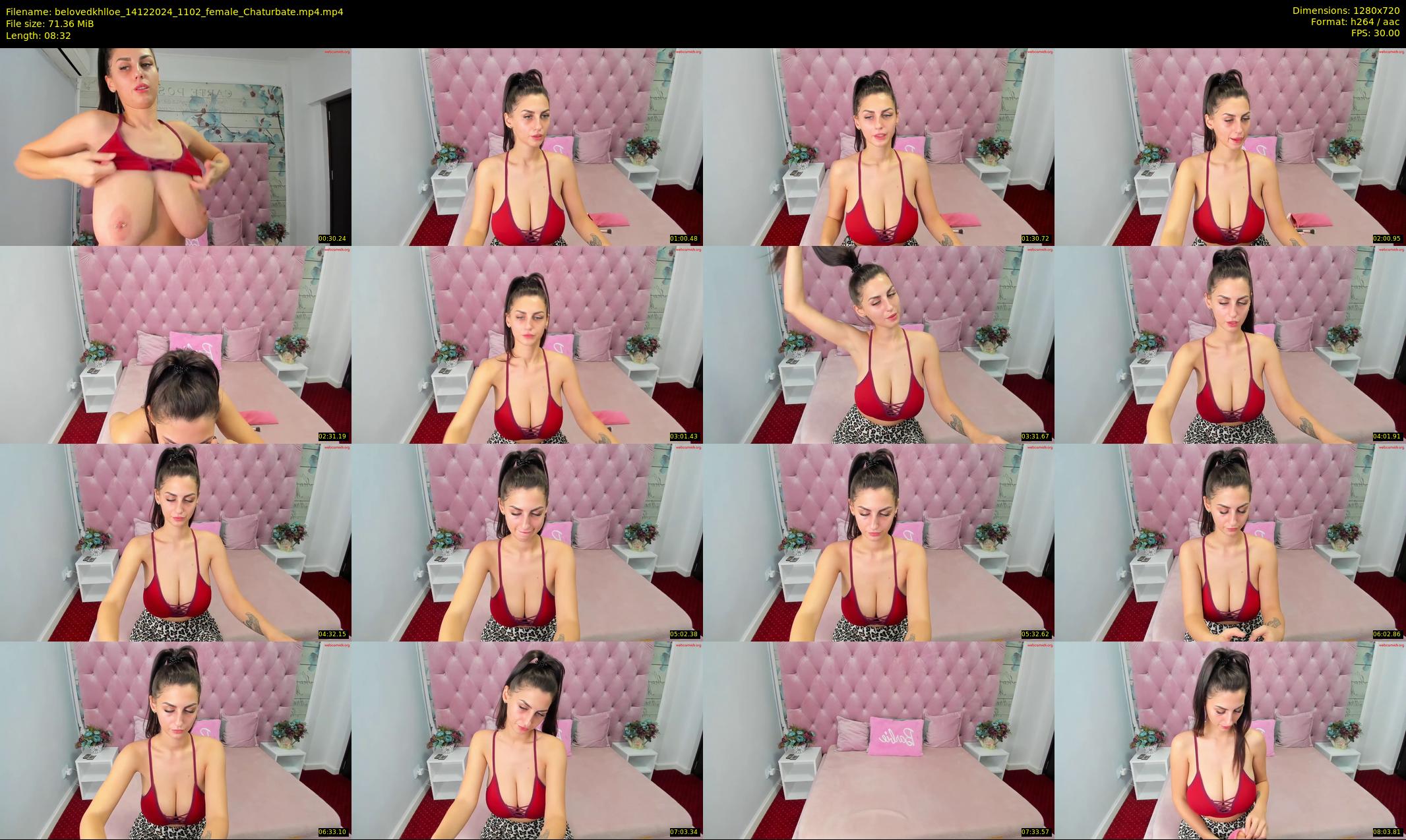 belovedkhlloe — 9 minute Chaturbate female cam show recording, 720p, Dec 14, 2024