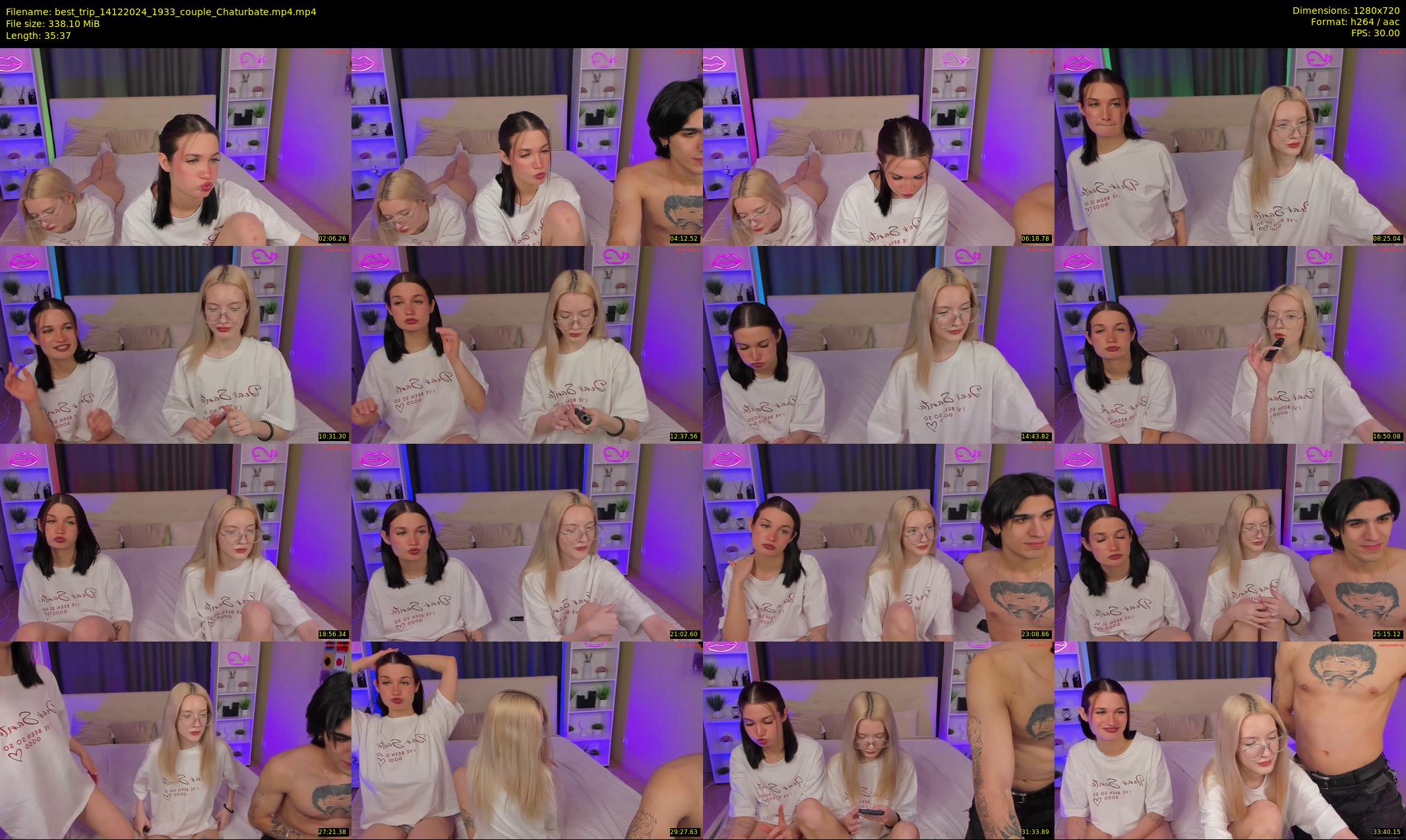 best_trip — 36 minute Chaturbate couple cam show recording, 720p, Dec 14, 2024