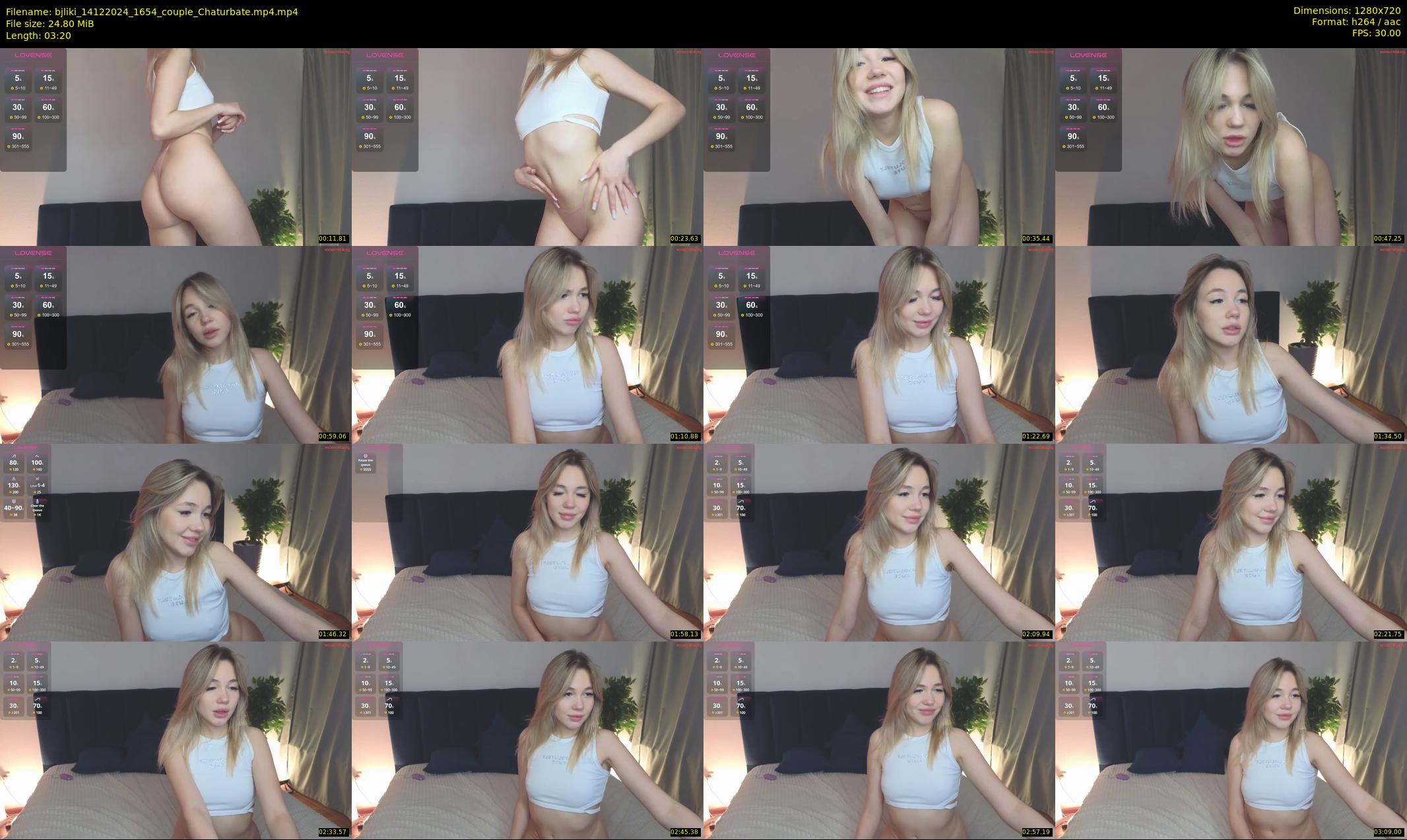 bjliki — 4 minute Chaturbate couple cam show recording, 720p, Dec 14, 2024