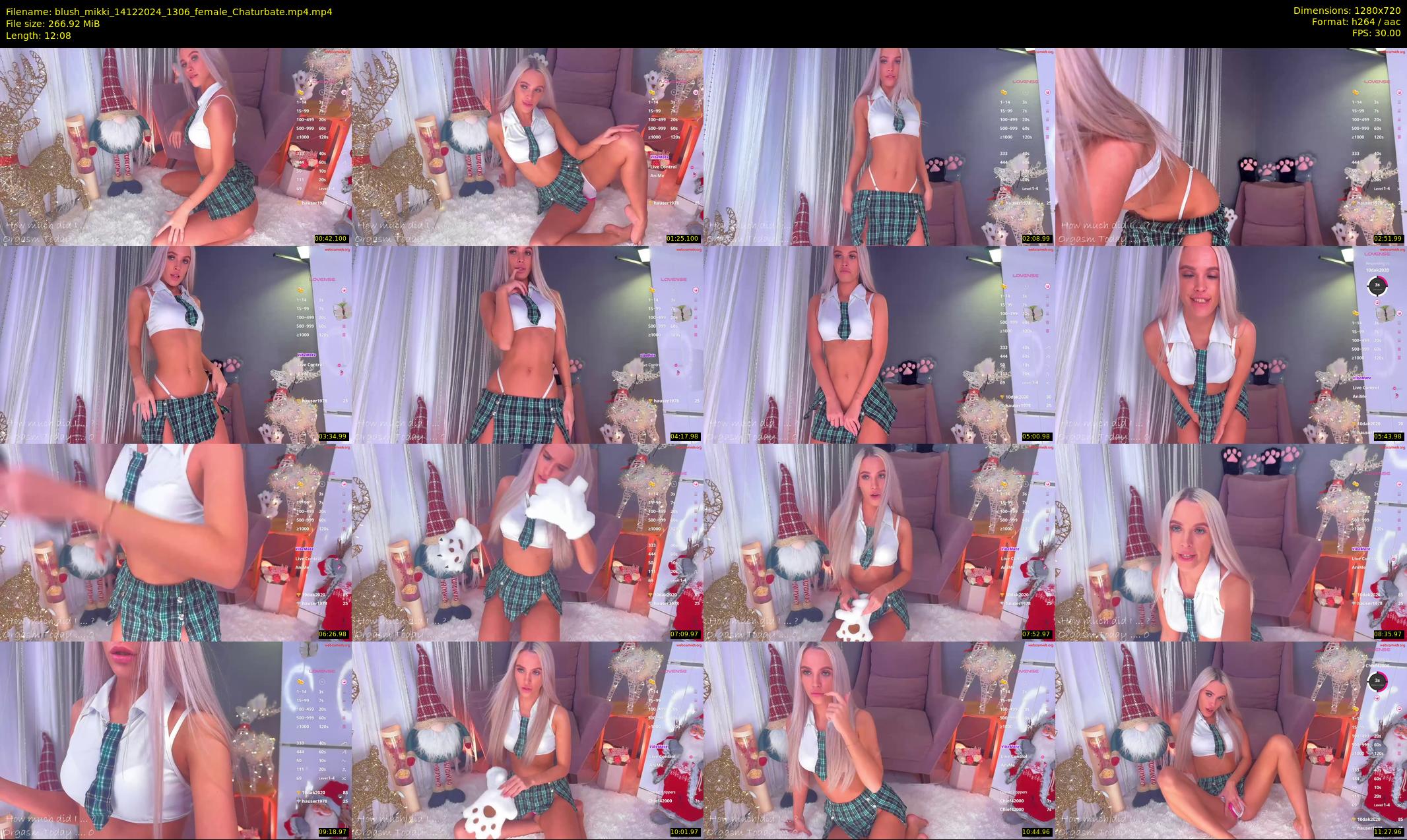 blush_mikki — 13 minute Chaturbate female cam show recording, 720p, Dec 14, 2024