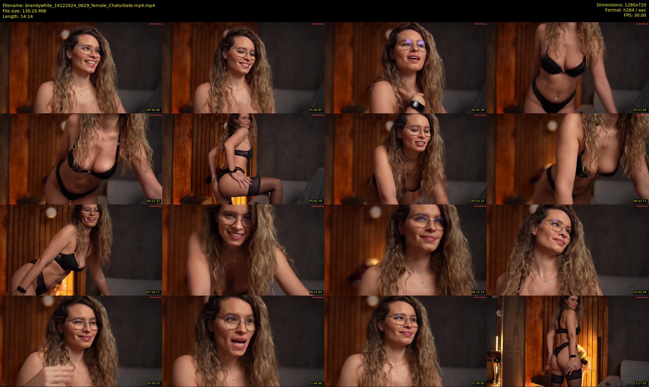brandywhite — 15 minute Chaturbate female cam show recording, 720p, Dec 14, 2024