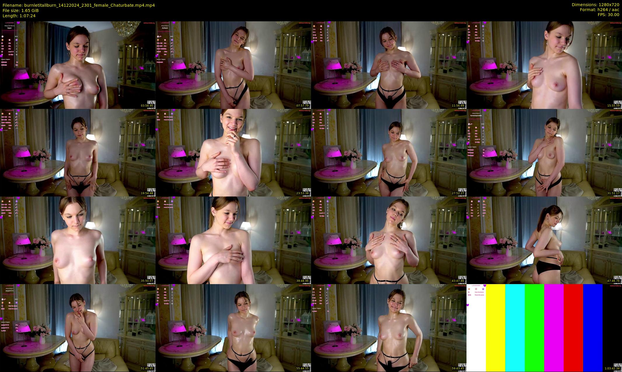burnletitallburn — 68 minute Chaturbate female cam show recording, 720p, Dec 14, 2024
