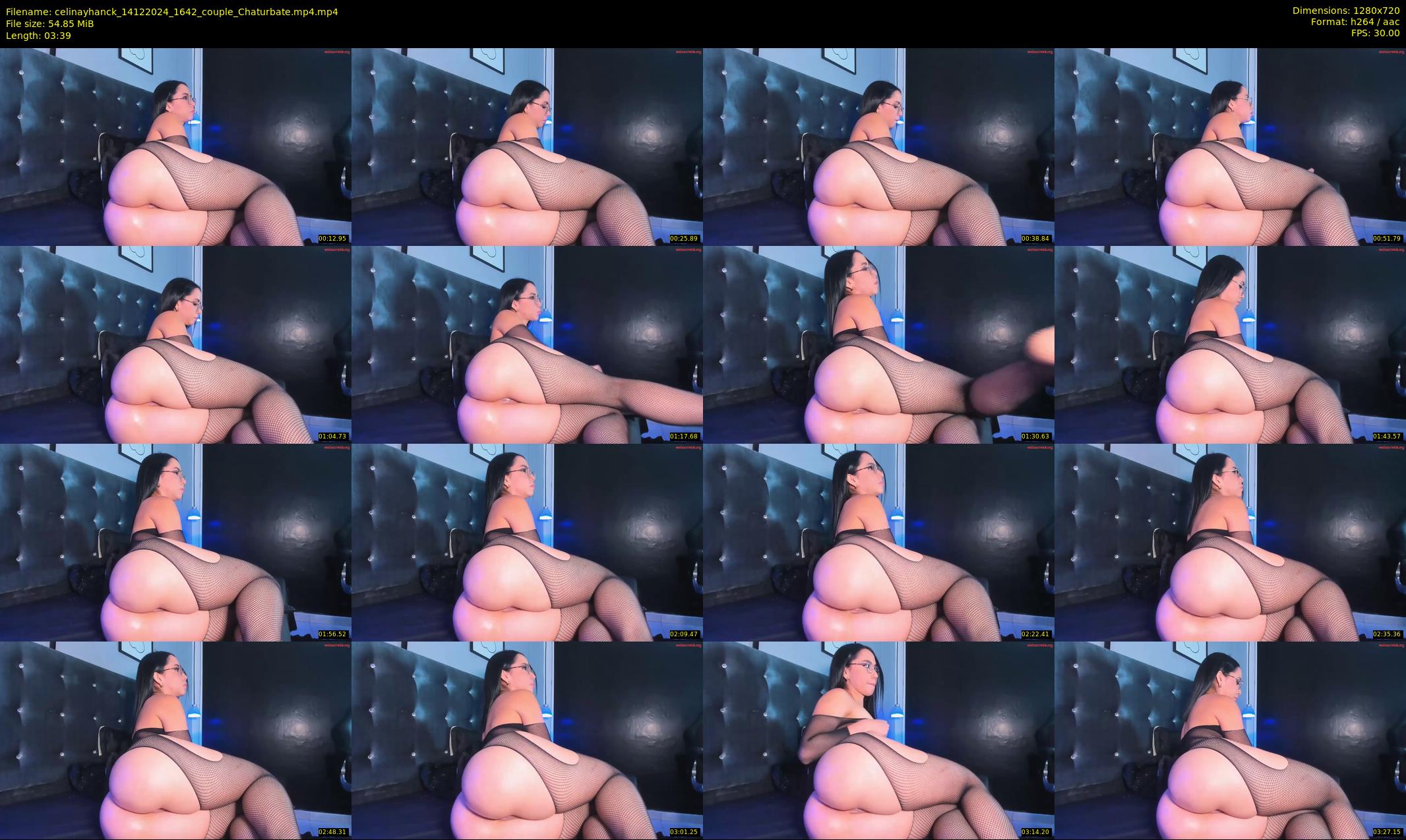 celinayhanck — 4 minute Chaturbate couple cam show recording, 720p, Dec 14, 2024