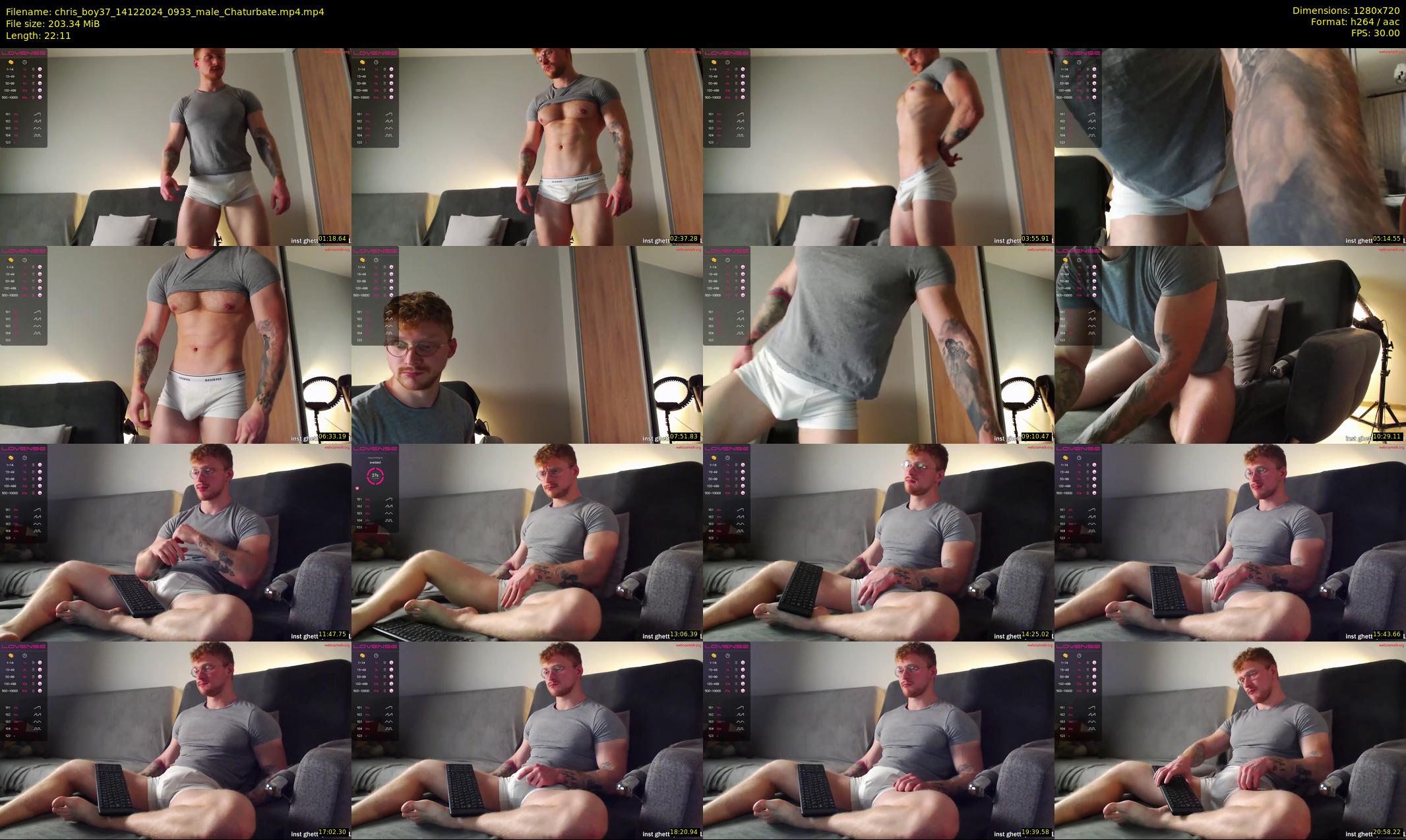 chris_boy37 — 23 minute Chaturbate male cam show recording, 720p, Dec 14, 2024