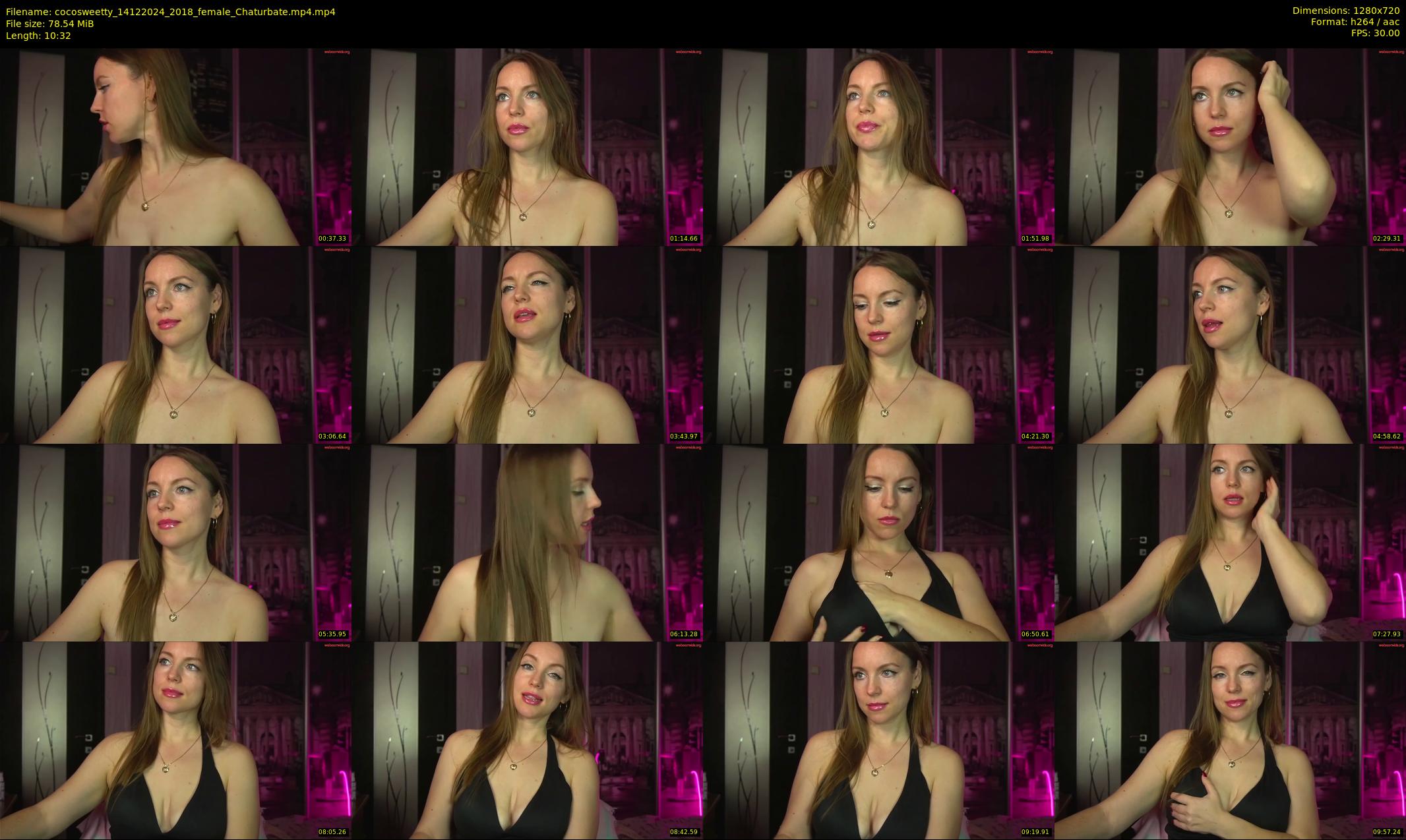 cocosweetty — 11 minute Chaturbate female cam show recording, 720p, Dec 14, 2024