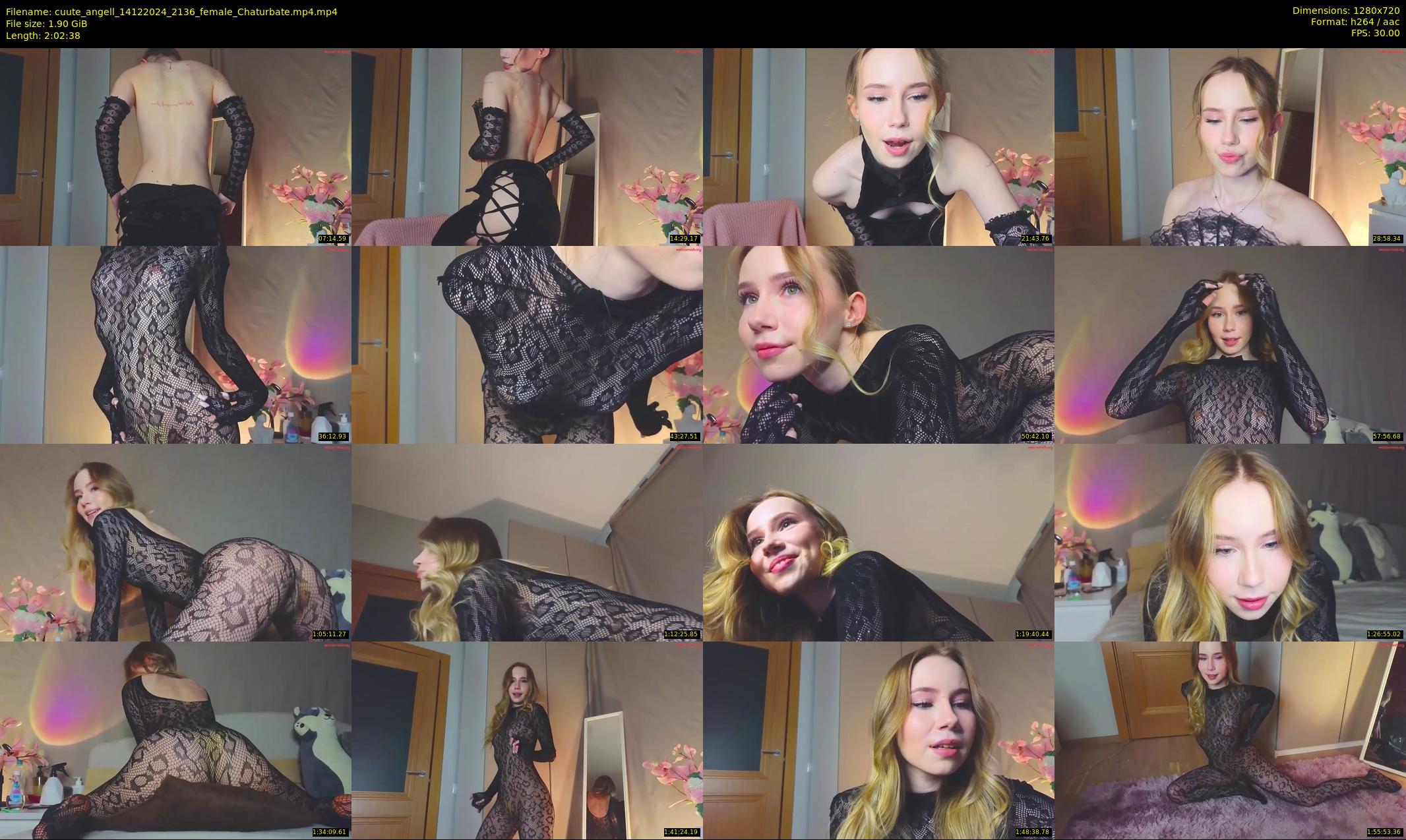 cuute_angell — 123 minute Chaturbate female cam show recording, 720p, Dec 14, 2024