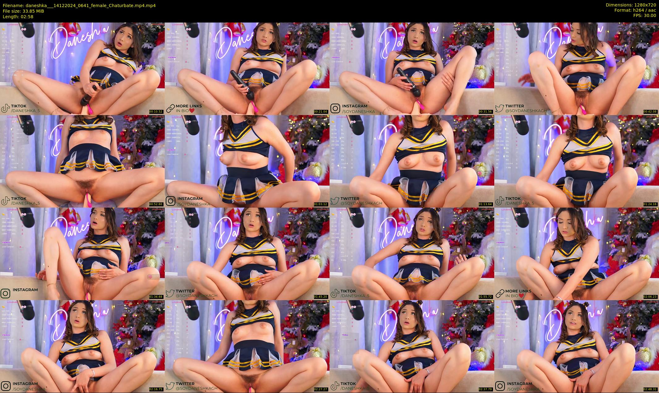daneshka__ — 3 minute Chaturbate female cam show recording, 720p, Dec 14, 2024
