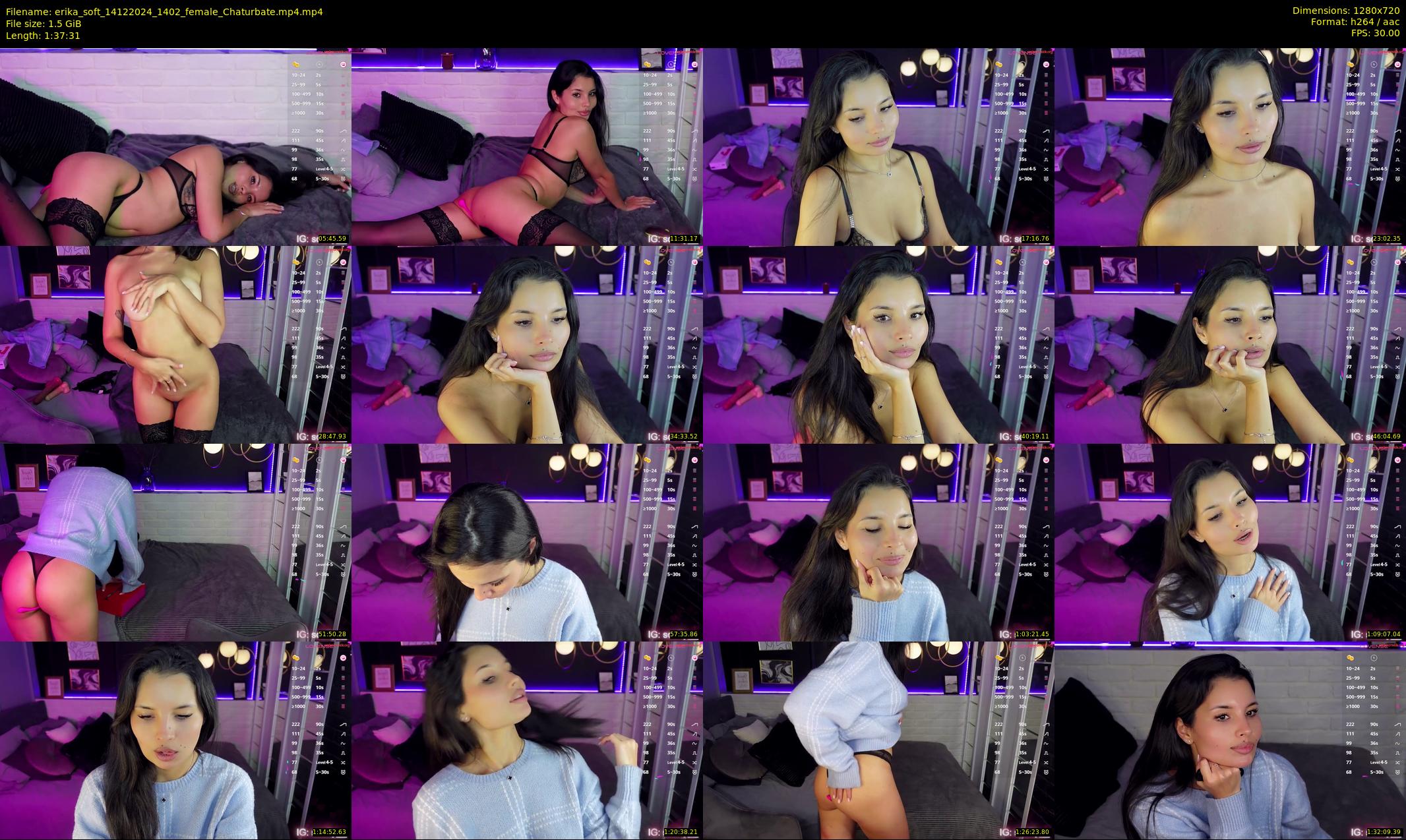 erika_soft — 98 minute Chaturbate female cam show recording, 720p, Dec 14, 2024