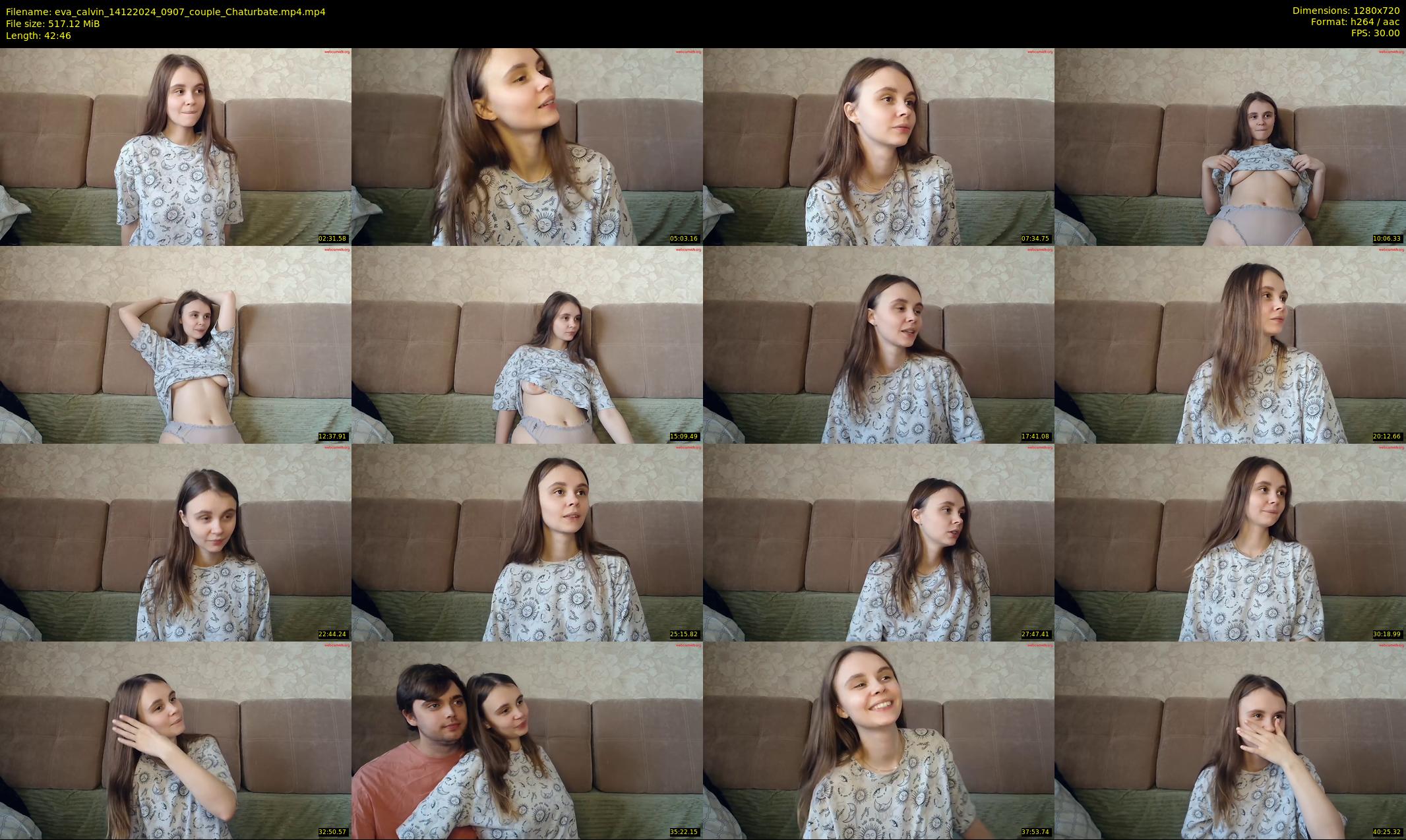 eva_calvin — 43 minute Chaturbate couple cam show recording, 720p, Dec 14, 2024