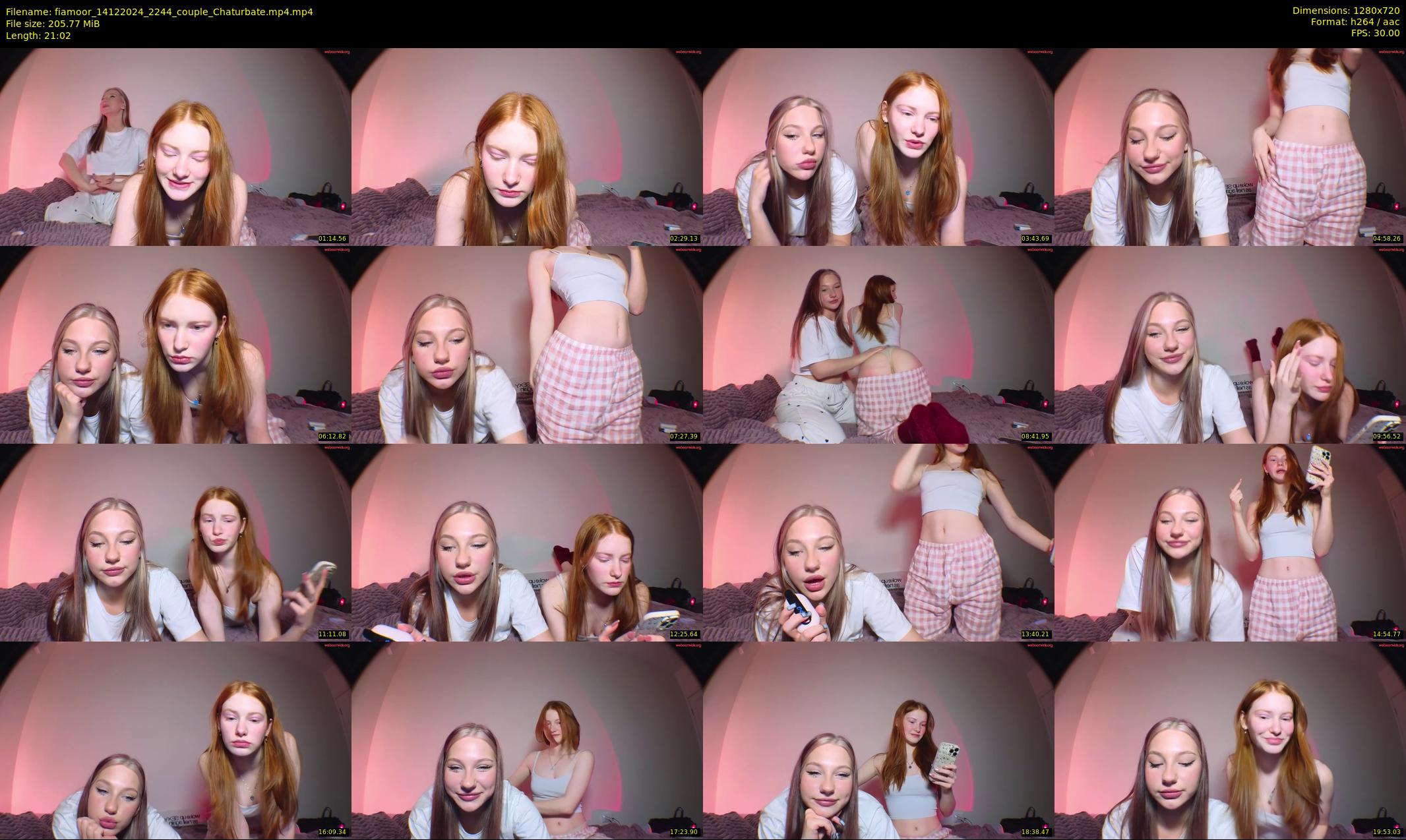 fiamoor — 22 minute Chaturbate female cam show recording, 720p, Dec 14, 2024