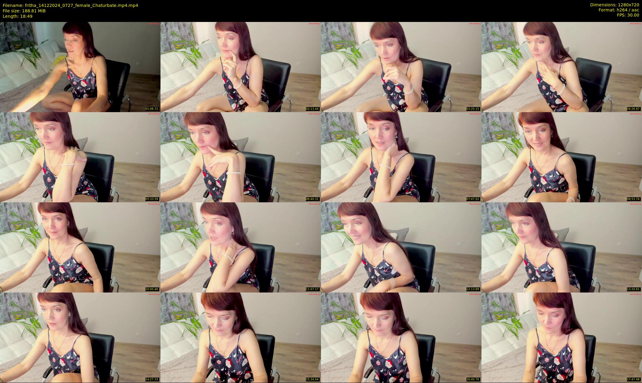 fritha — 19 minute Chaturbate female cam show recording, 720p, Dec 14, 2024