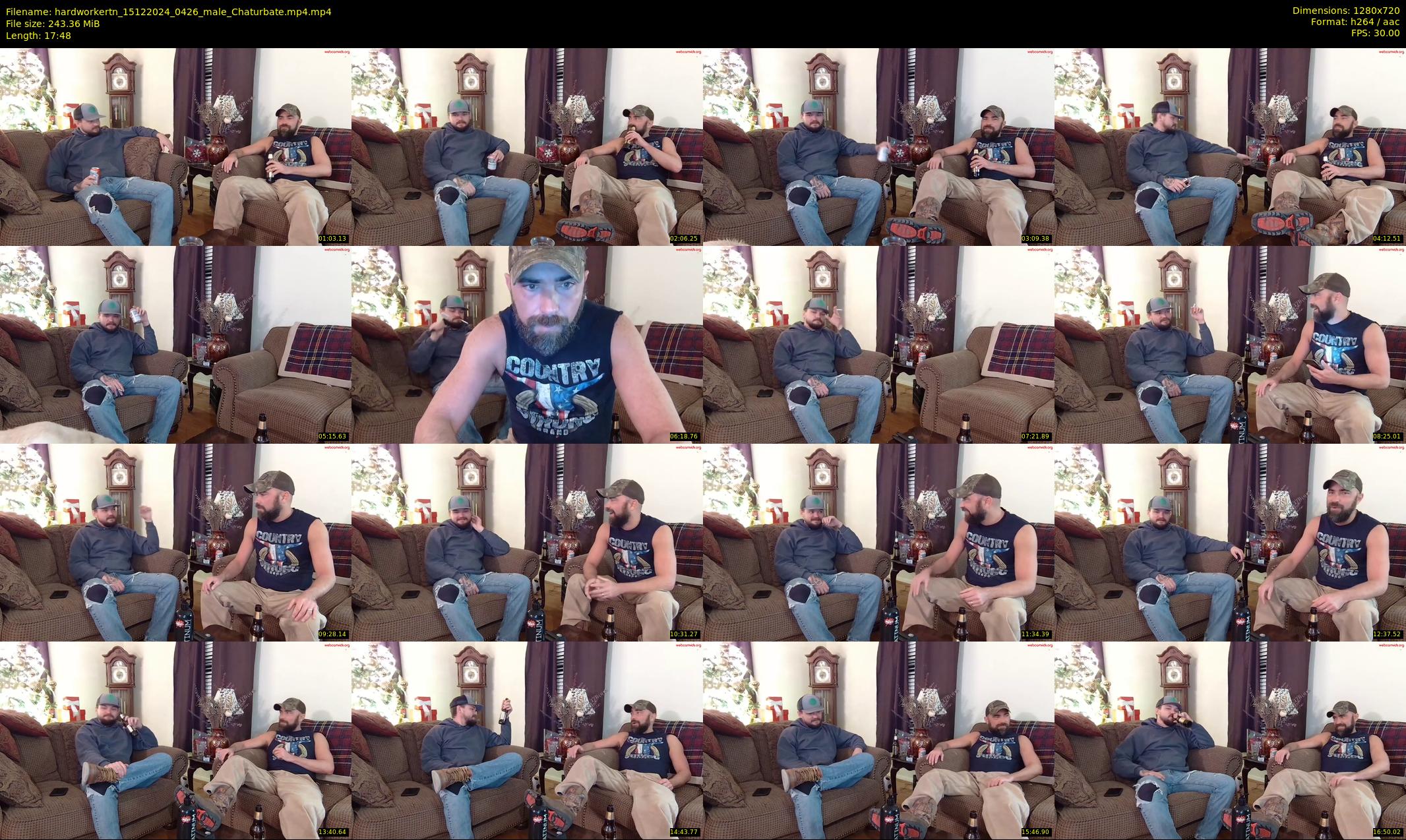 hardworkertn — 18 minute Chaturbate male cam show recording, 720p, Dec 15, 2024