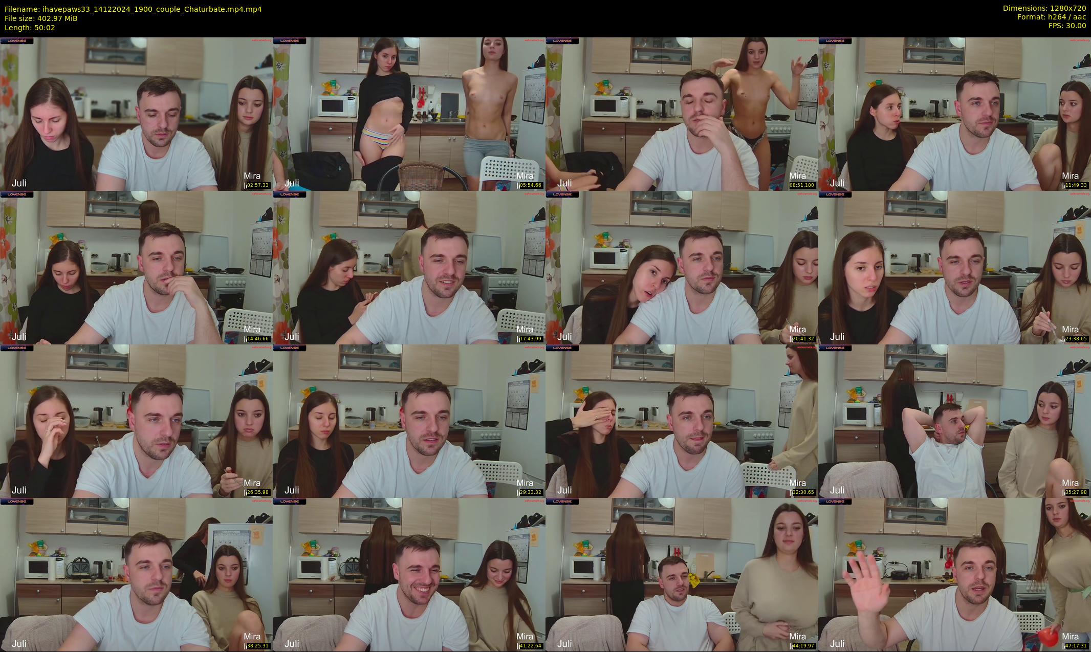 ihavepaws33 — 51 minute Chaturbate couple cam show recording, 720p, Dec 14, 2024