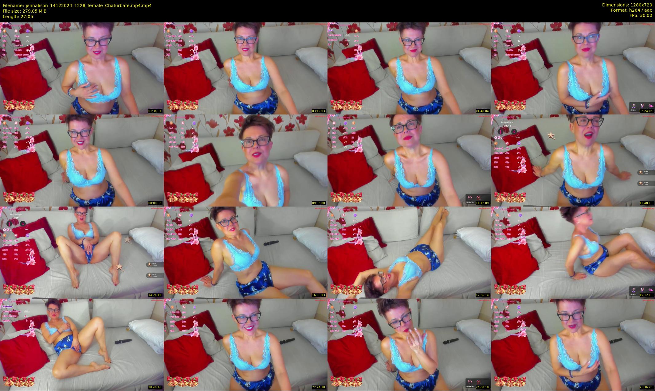 jennalison — 28 minute Chaturbate female cam show recording, 720p, Dec 14, 2024