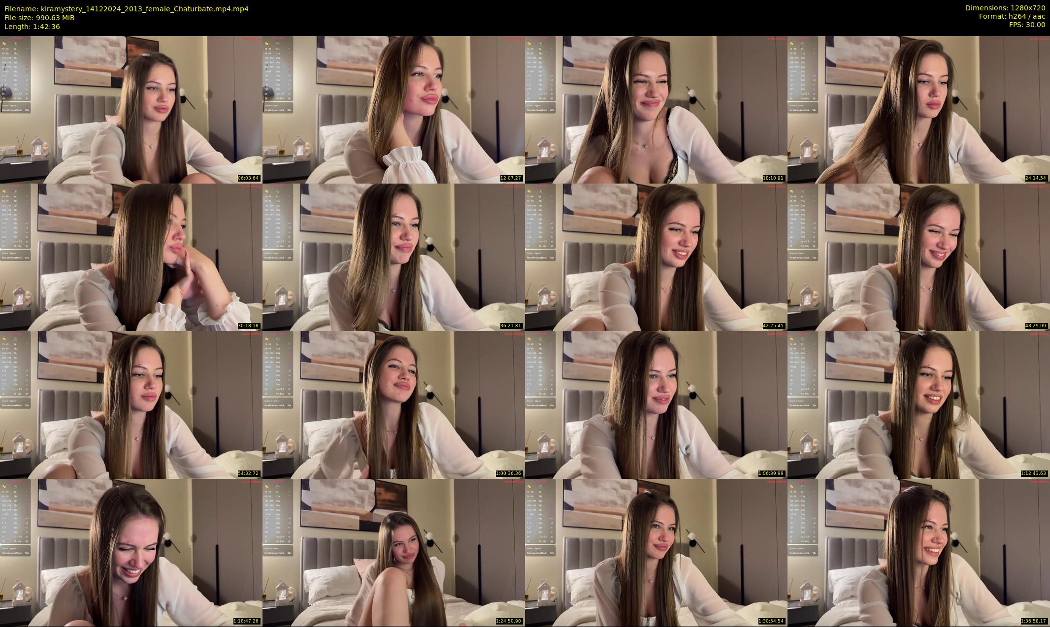 kiramystery — 103 minute Chaturbate female cam show recording, 720p, Dec 14, 2024