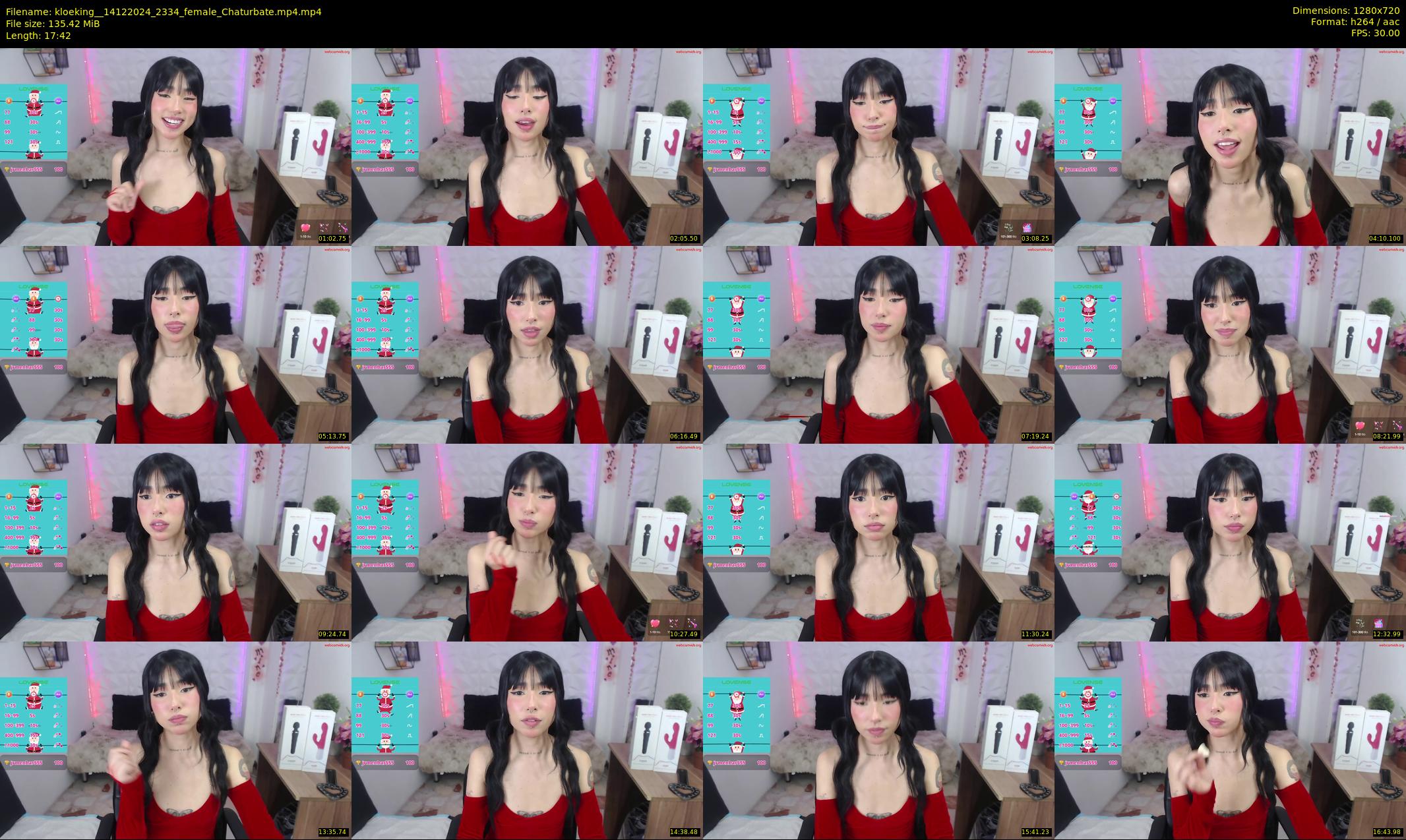 kloeking_ — 18 minute Chaturbate female cam show recording, 720p, Dec 14, 2024