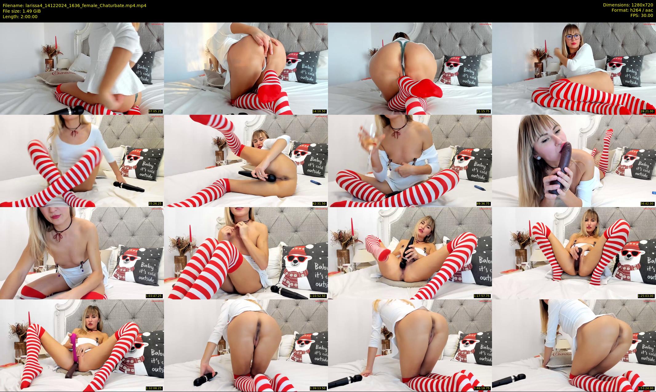 larissa4 — 120 minute Chaturbate female cam show recording, 720p, Dec 14, 2024
