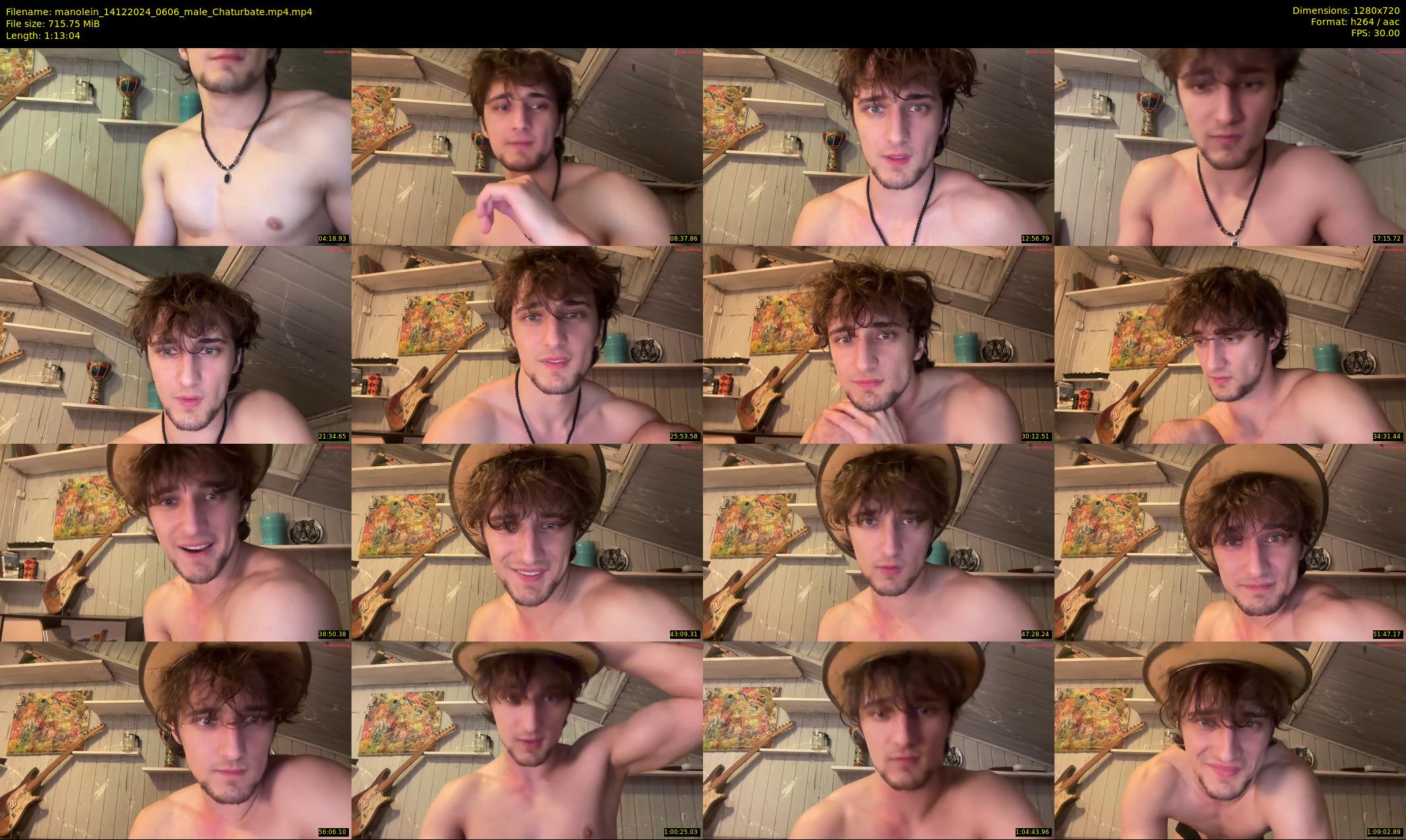 manolein — 74 minute Chaturbate male cam show recording, 720p, Dec 14, 2024