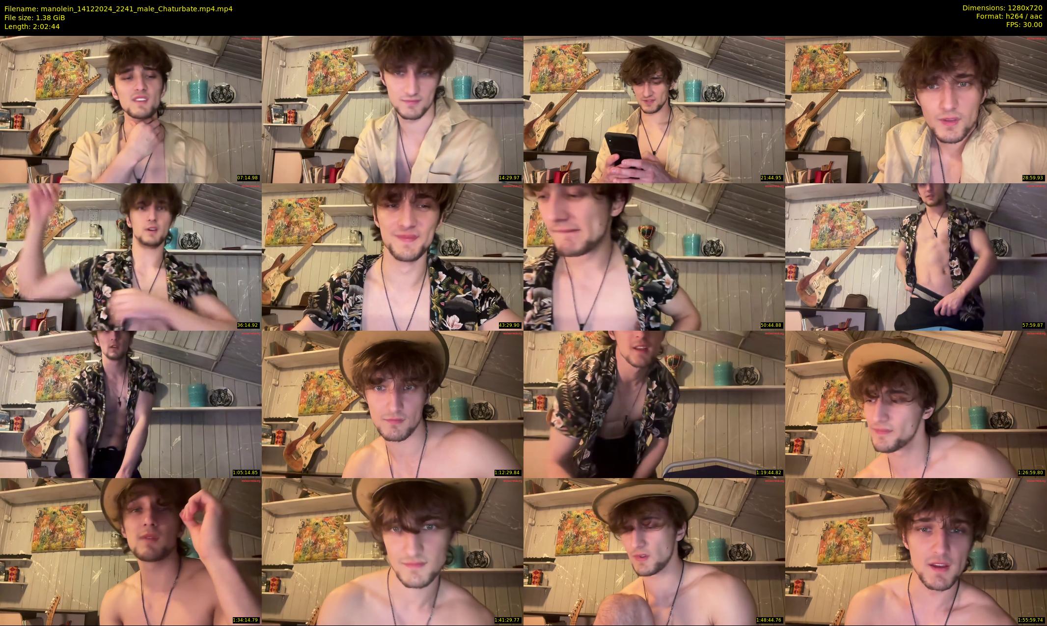 manolein — 123 minute Chaturbate male cam show recording, 720p, Dec 14, 2024
