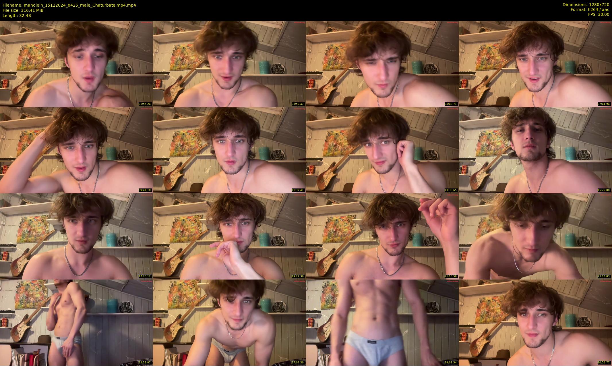 manolein — 33 minute Chaturbate male cam show recording, 720p, Dec 15, 2024