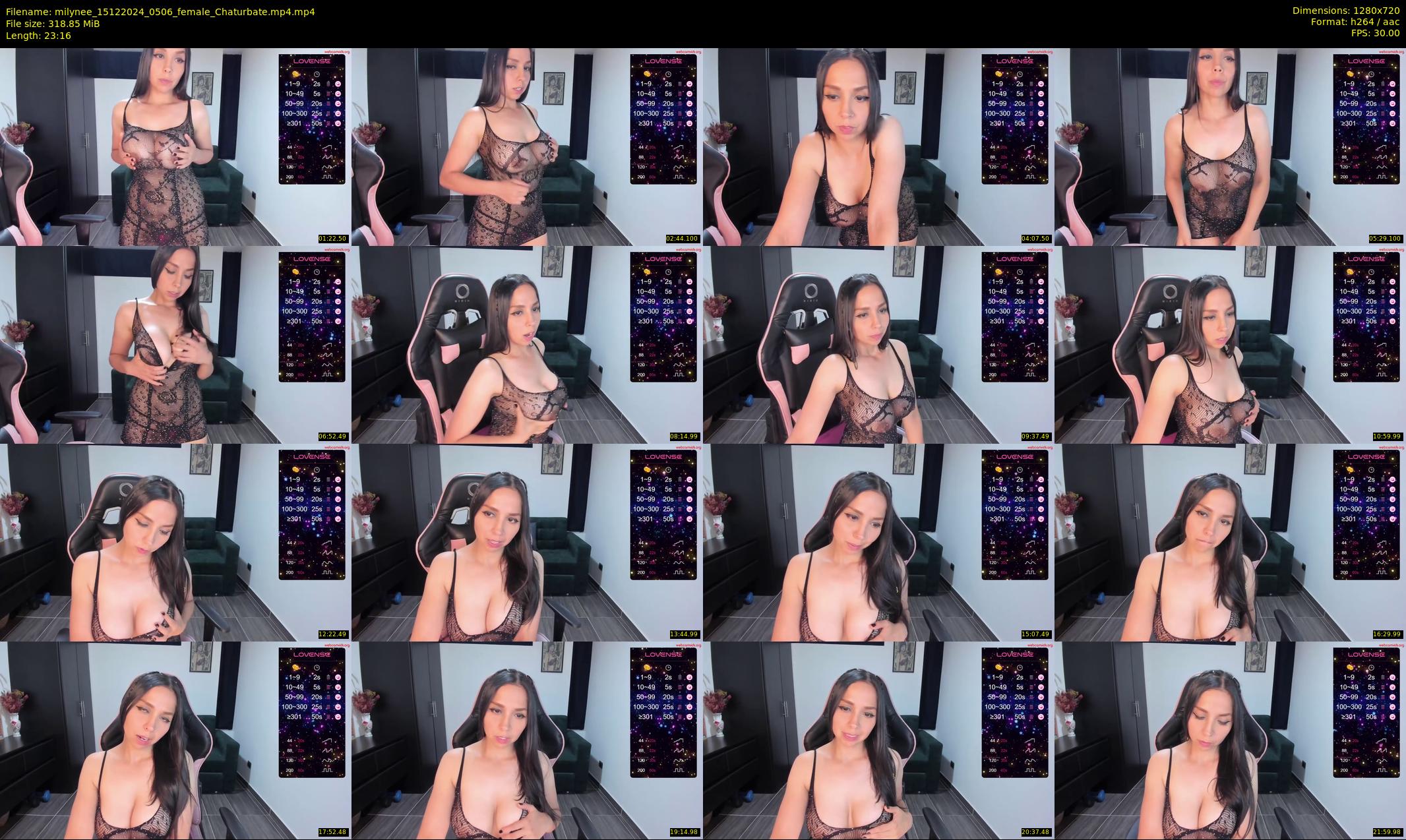 milynee — 24 minute Chaturbate female cam show recording, 720p, Dec 15, 2024