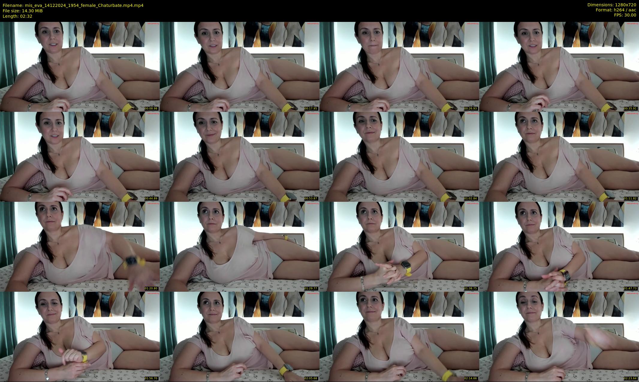 mis_eva — 3 minute Chaturbate female cam show recording, 720p, Dec 14, 2024