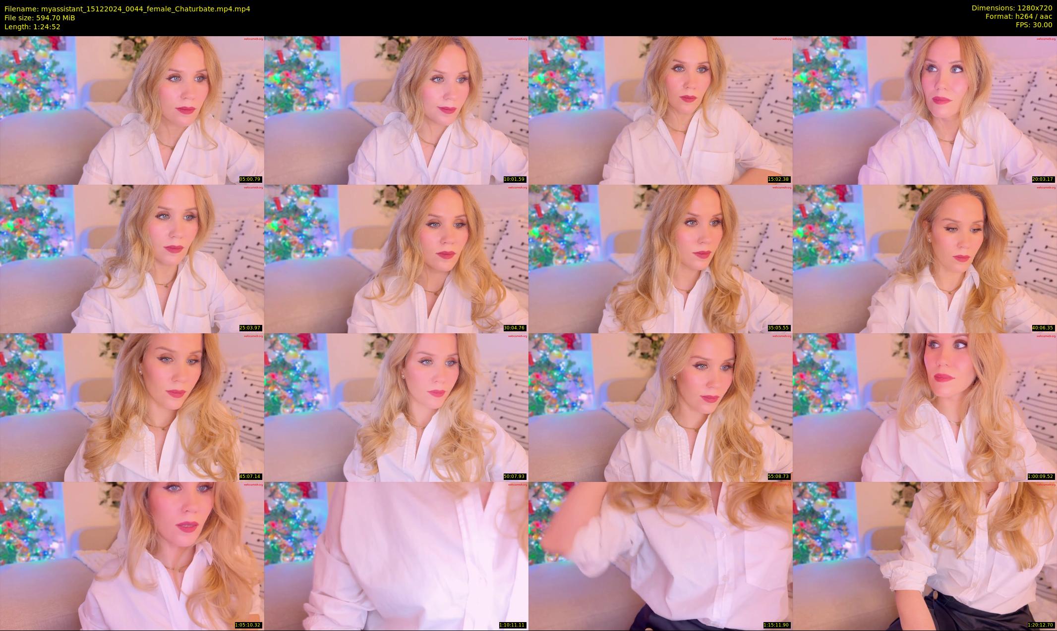 myassistant — 85 minute Chaturbate female cam show recording, 720p, Dec 15, 2024