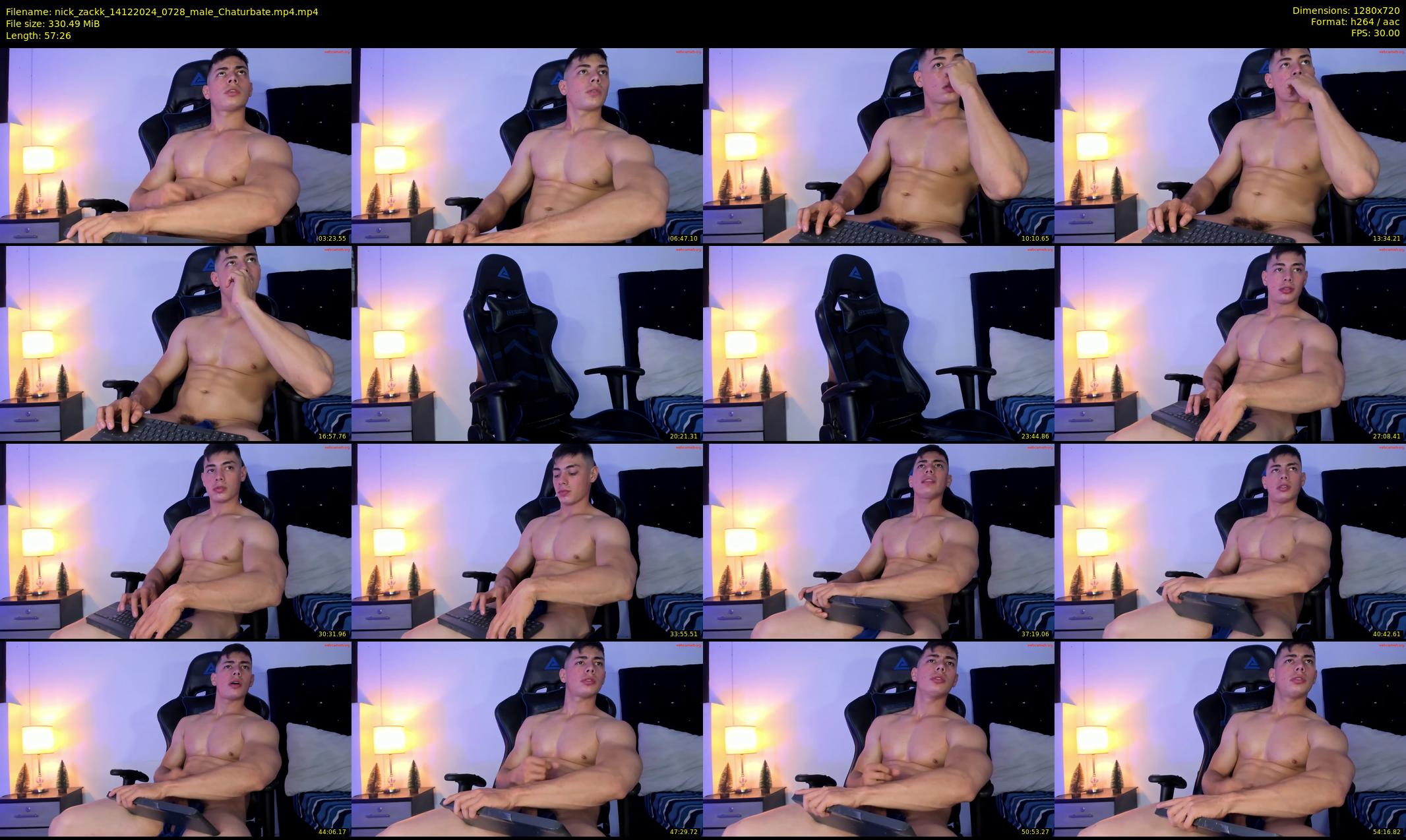 nick_zackk — 58 minute Chaturbate male cam show recording, 720p, Dec 14, 2024