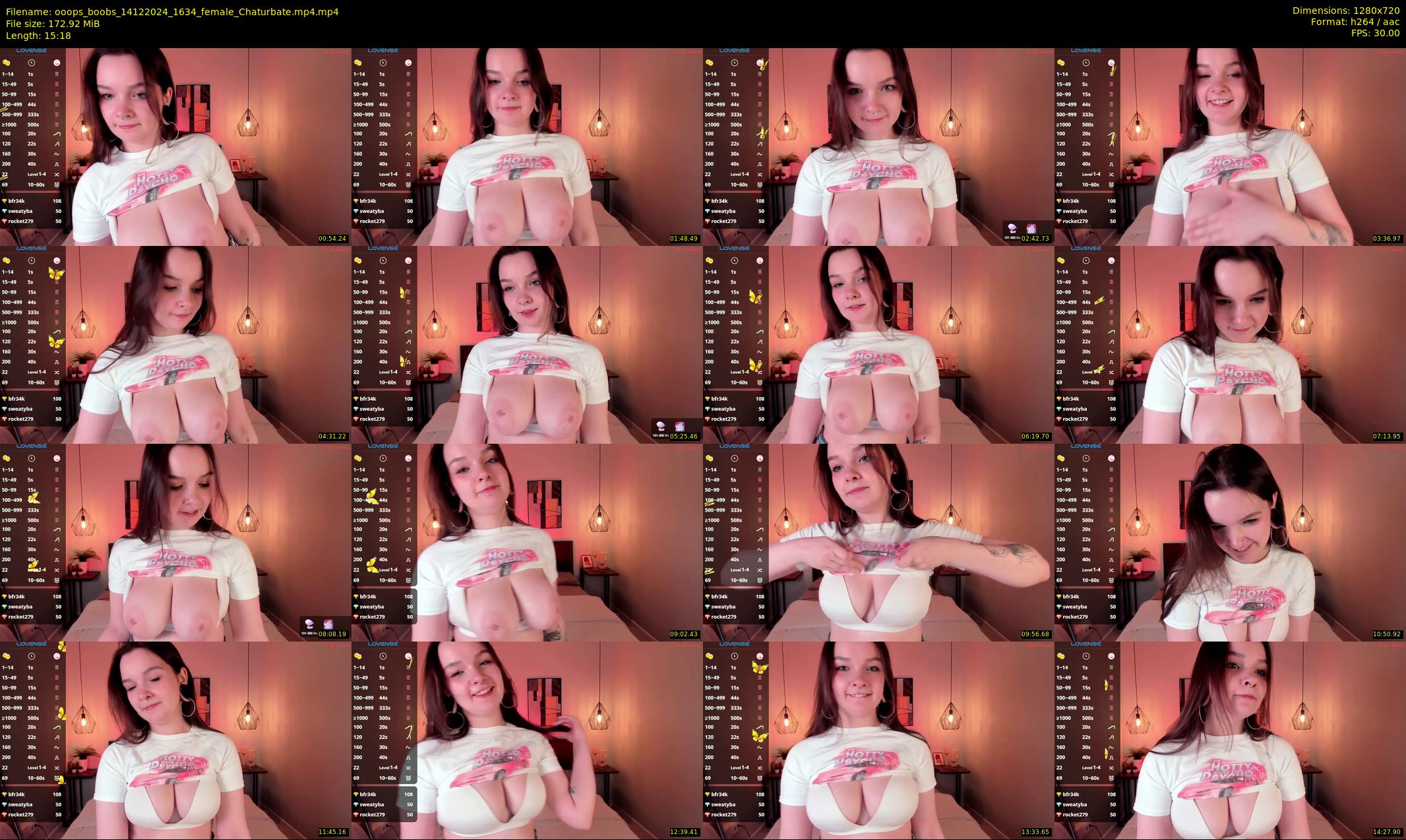 ooops_boobs — 16 minute Chaturbate female cam show recording, 720p, Dec 14, 2024