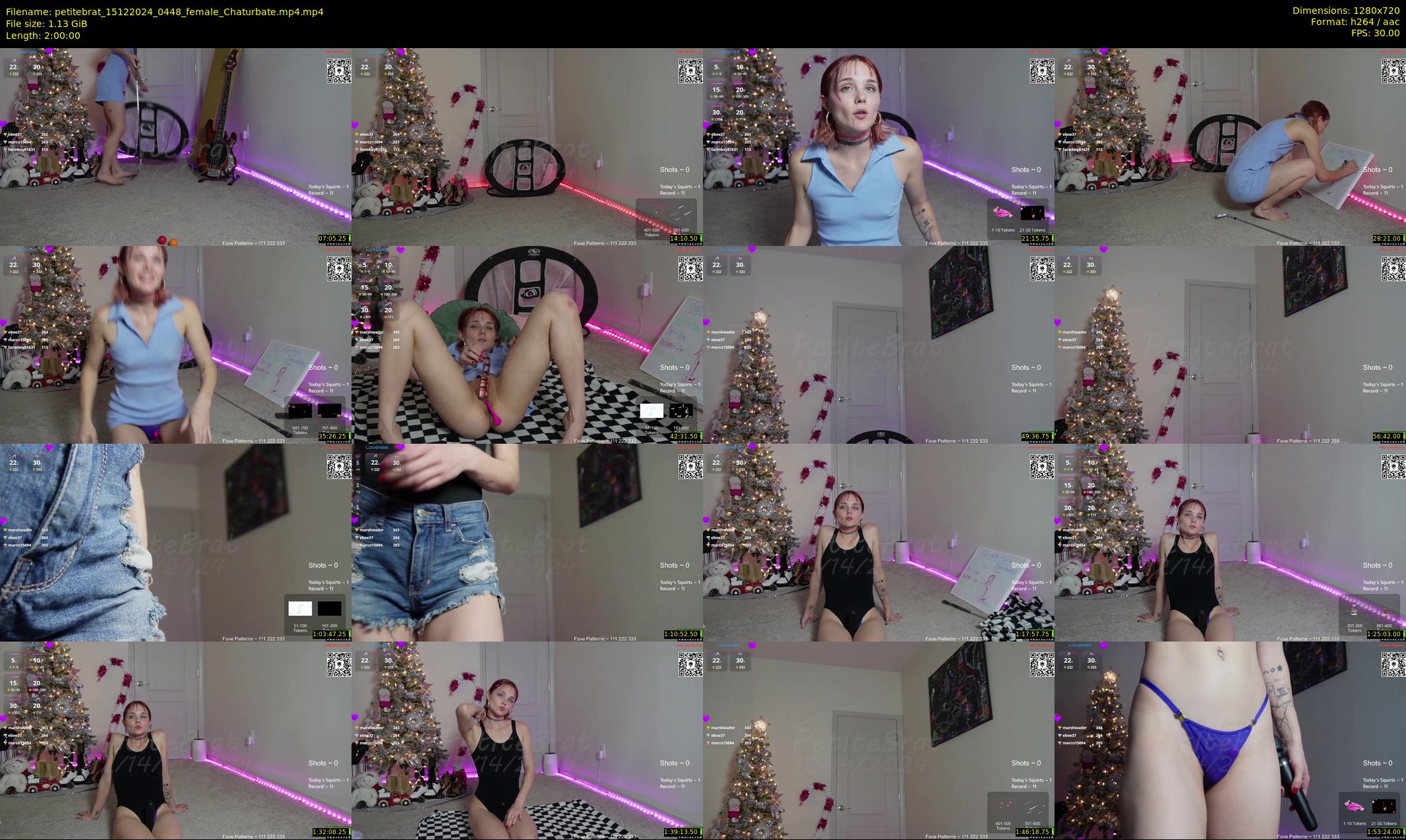 petitebrat — 120 minute Chaturbate female cam show recording, 720p, Dec 15, 2024