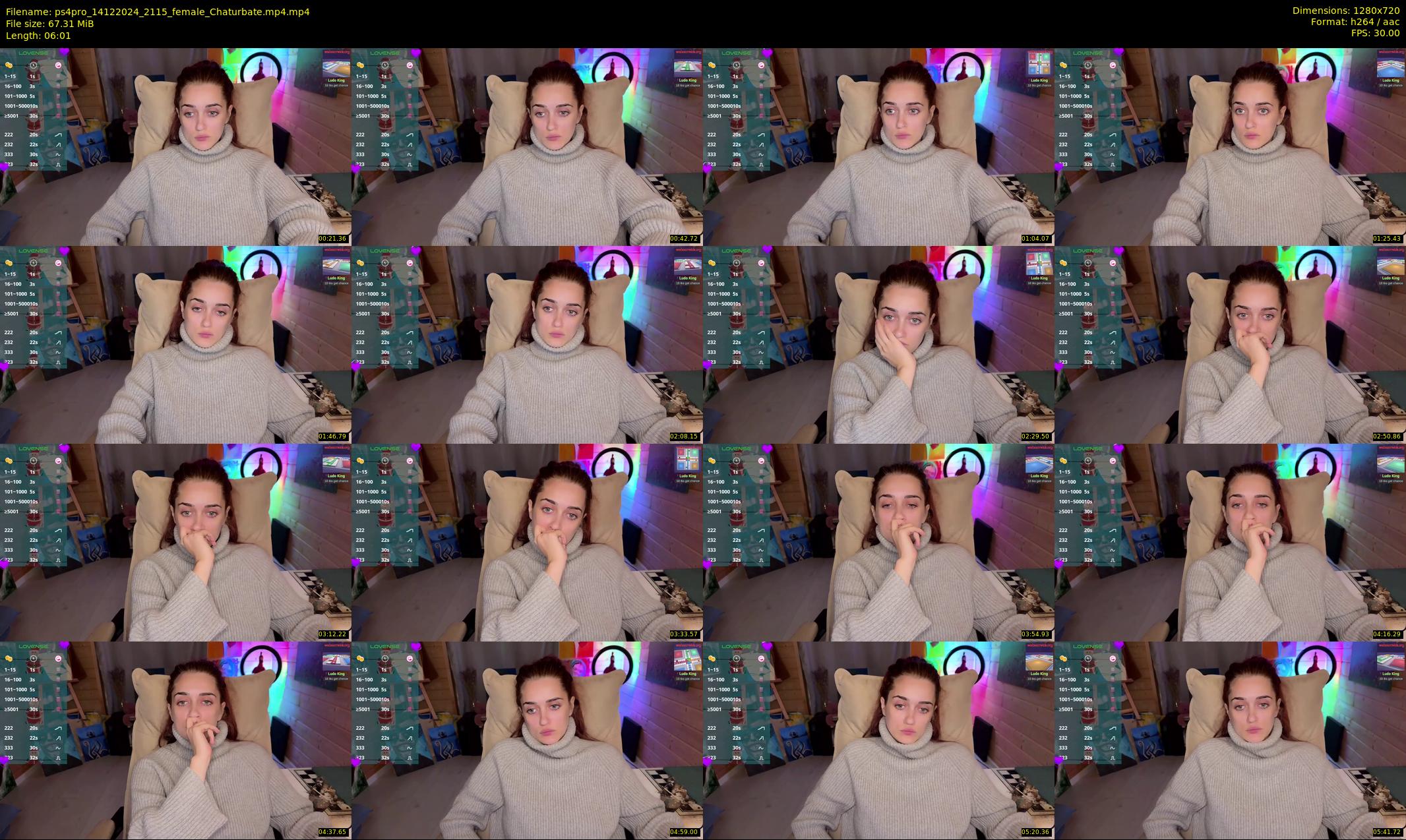 ps4pro — 7 minute Chaturbate female cam show recording, 720p, Dec 14, 2024