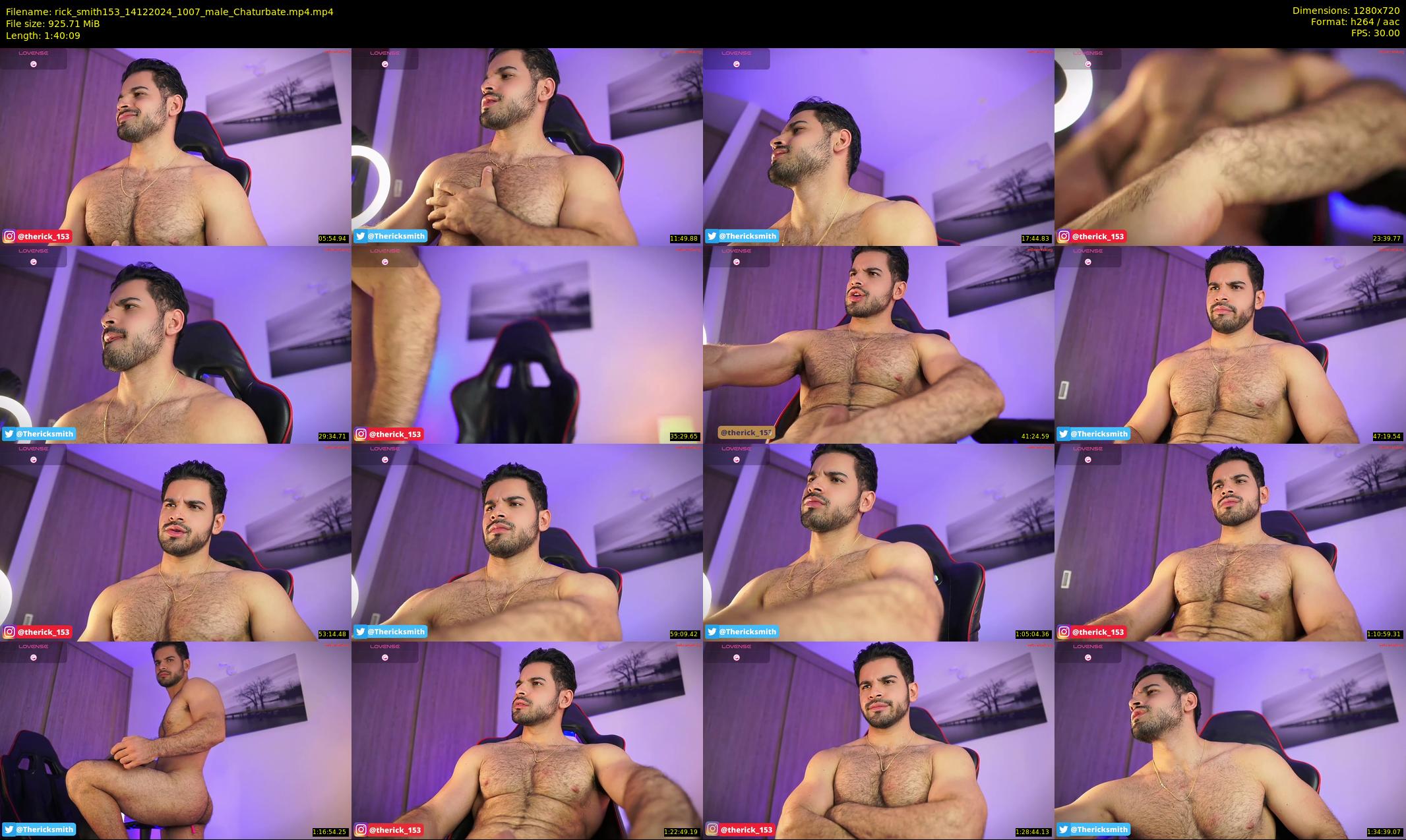 rick_smith153 — 101 minute Chaturbate male cam show recording, 720p, Dec 14, 2024