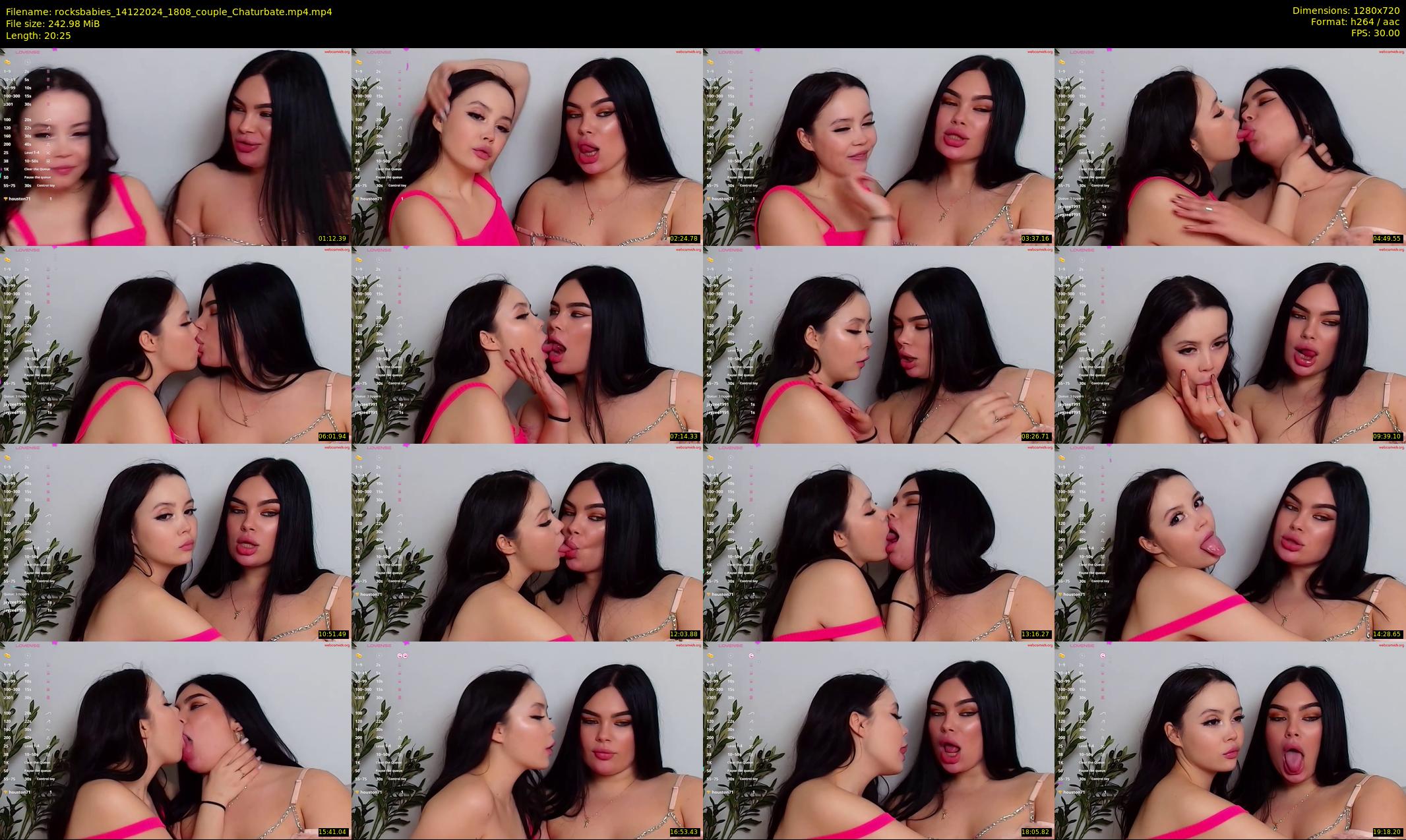 rocksbabies — 21 minute Chaturbate female cam show recording, 720p, Dec 14, 2024
