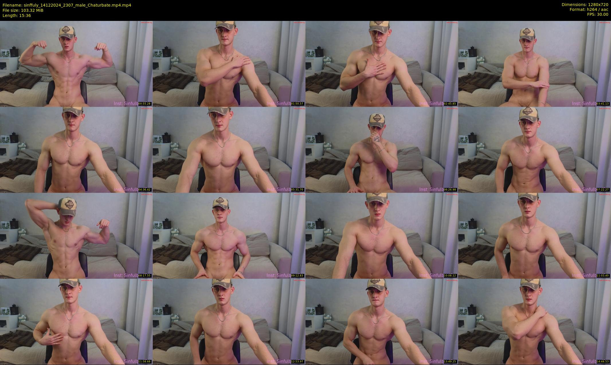 sinffuly — 16 minute Chaturbate male cam show recording, 720p, Dec 14, 2024
